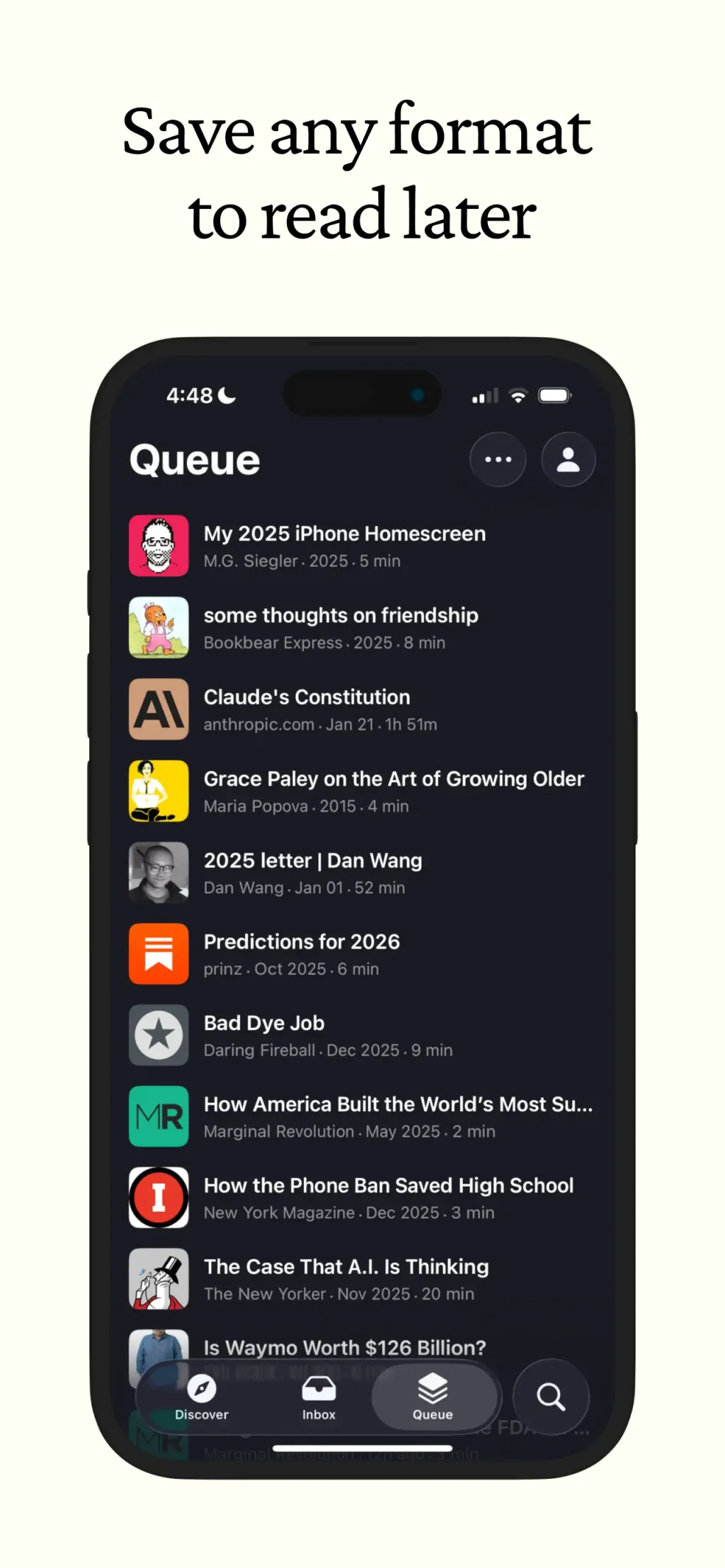Matter: Reading App screenshot 2
