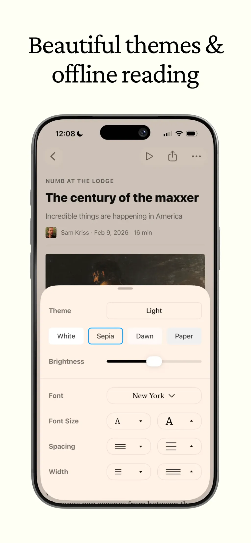 Matter: Reading App screenshot 1