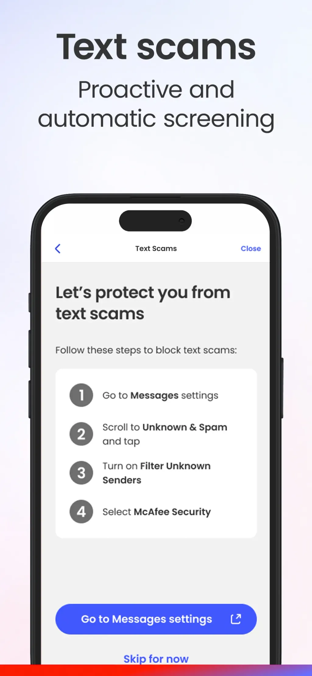McAfee: Stay Secure & Private App Store screenshot 3