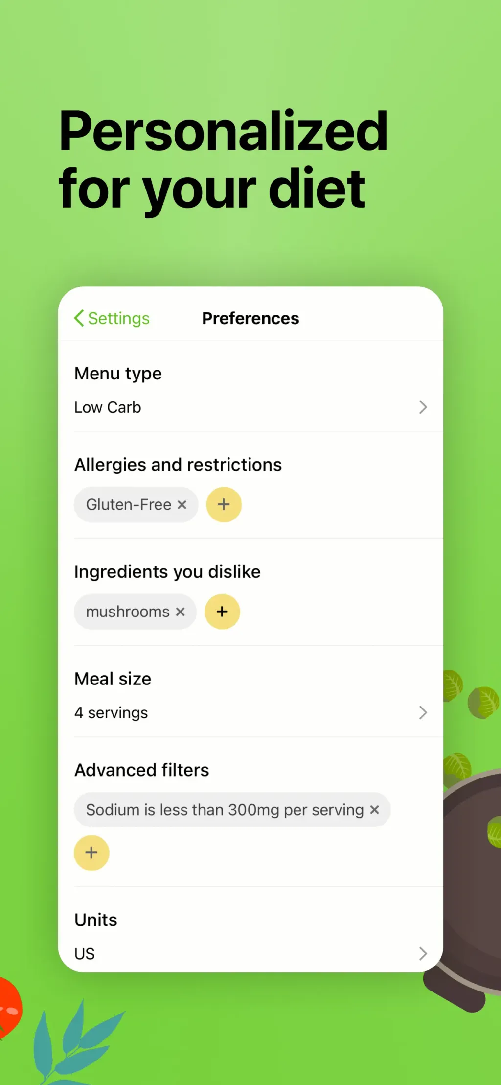 Mealime Meal Plans & Recipes App Store screenshot 7