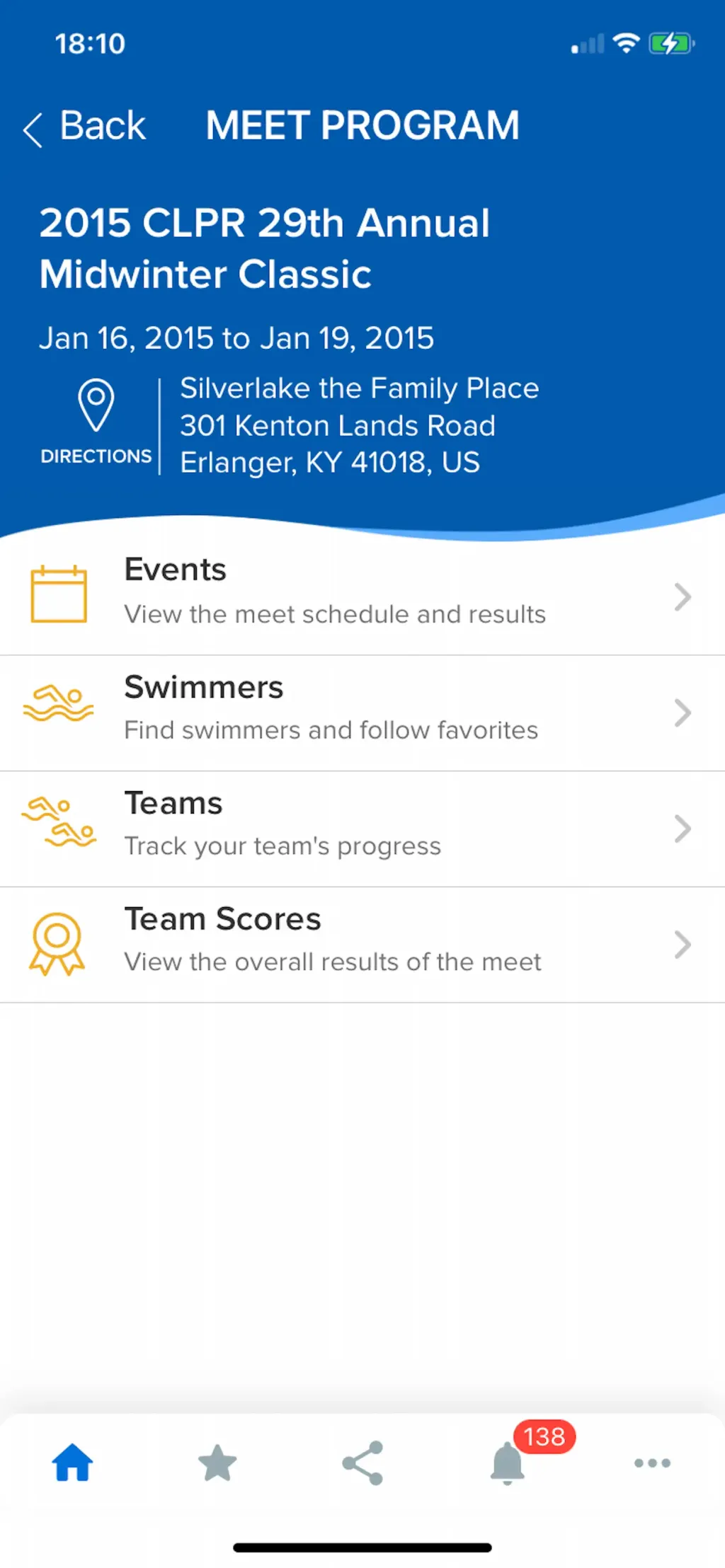 Meet Mobile: Swim App Store screenshot 2
