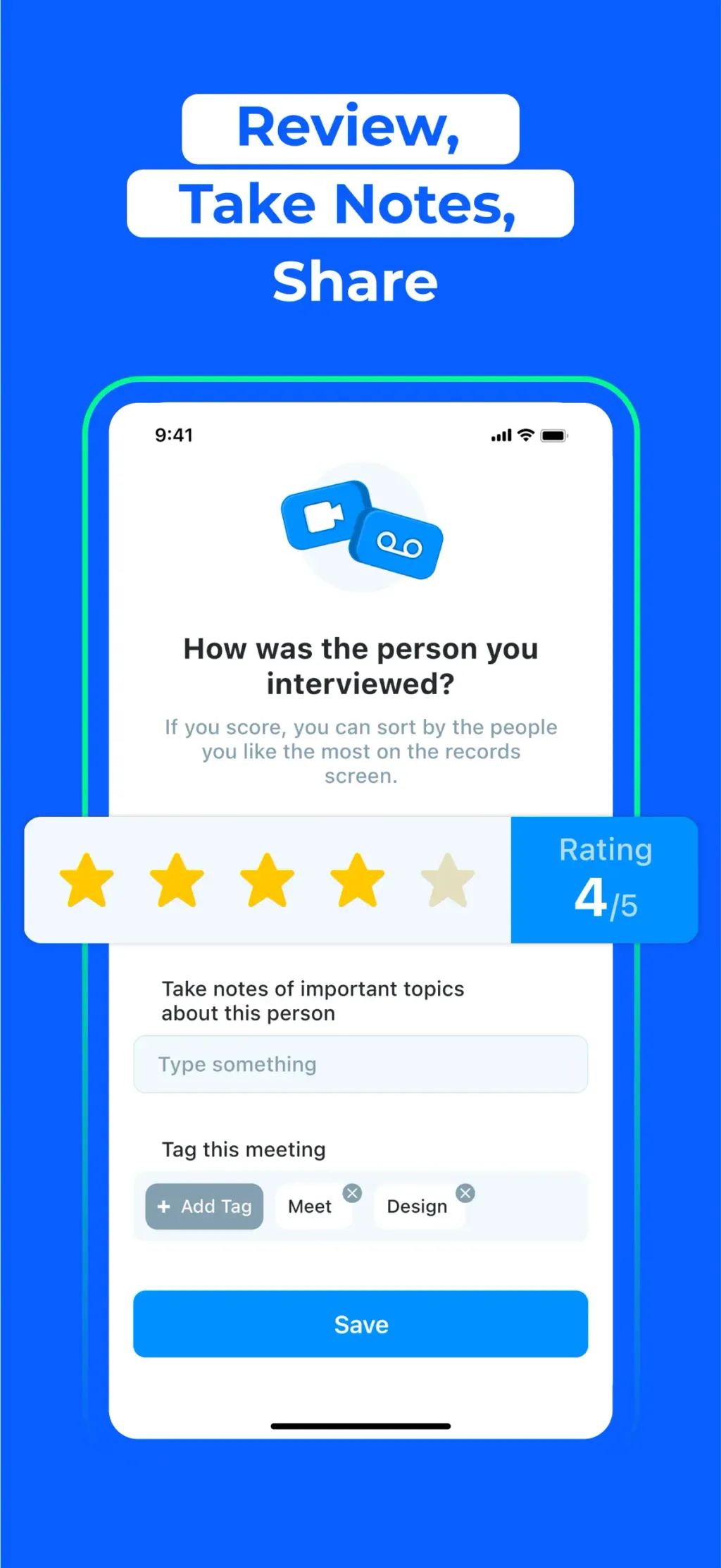 AI Note Taker - flick App Store screenshot 7