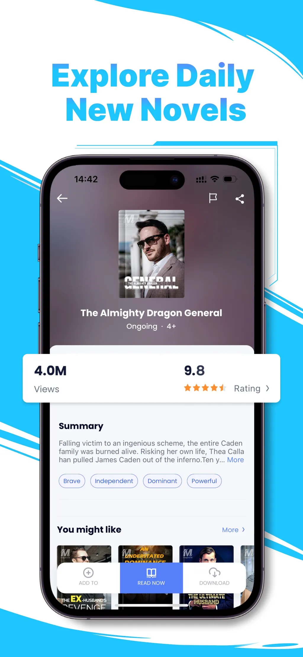 MegaNovel - fiction & webtoon App Store screenshot 3