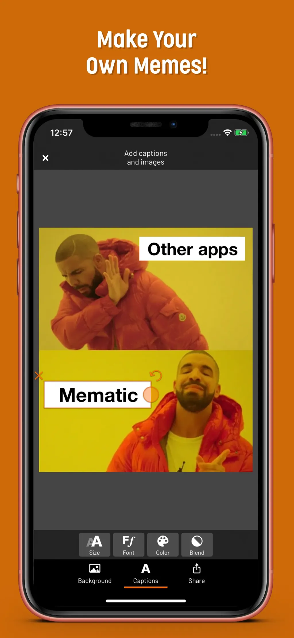 Mematic - The Meme Maker App Store screenshot 2
