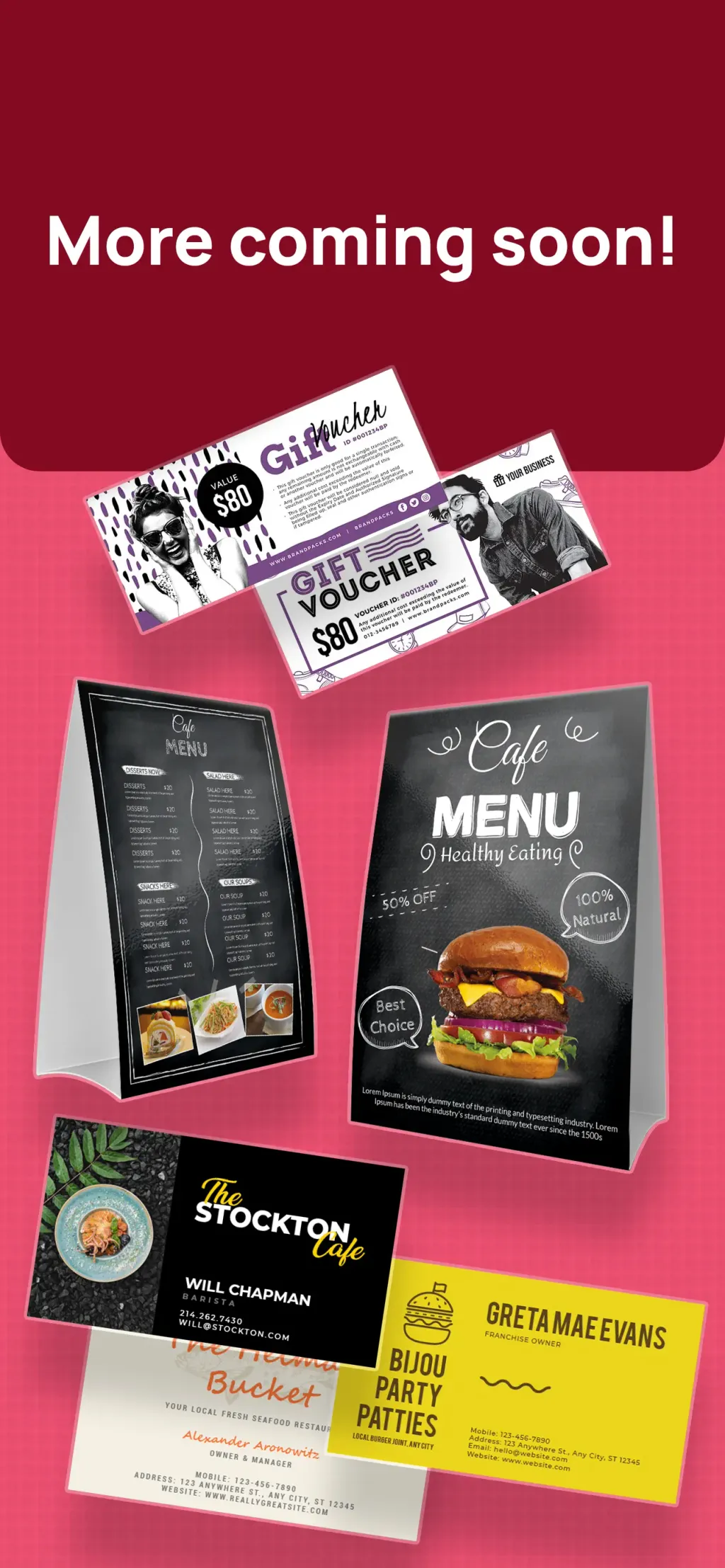 Menu Maker: Design Creator App Store screenshot 7