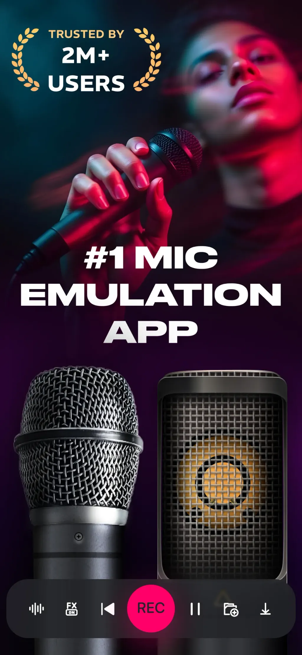 Microphone Live-Voice Recorder screenshot 2