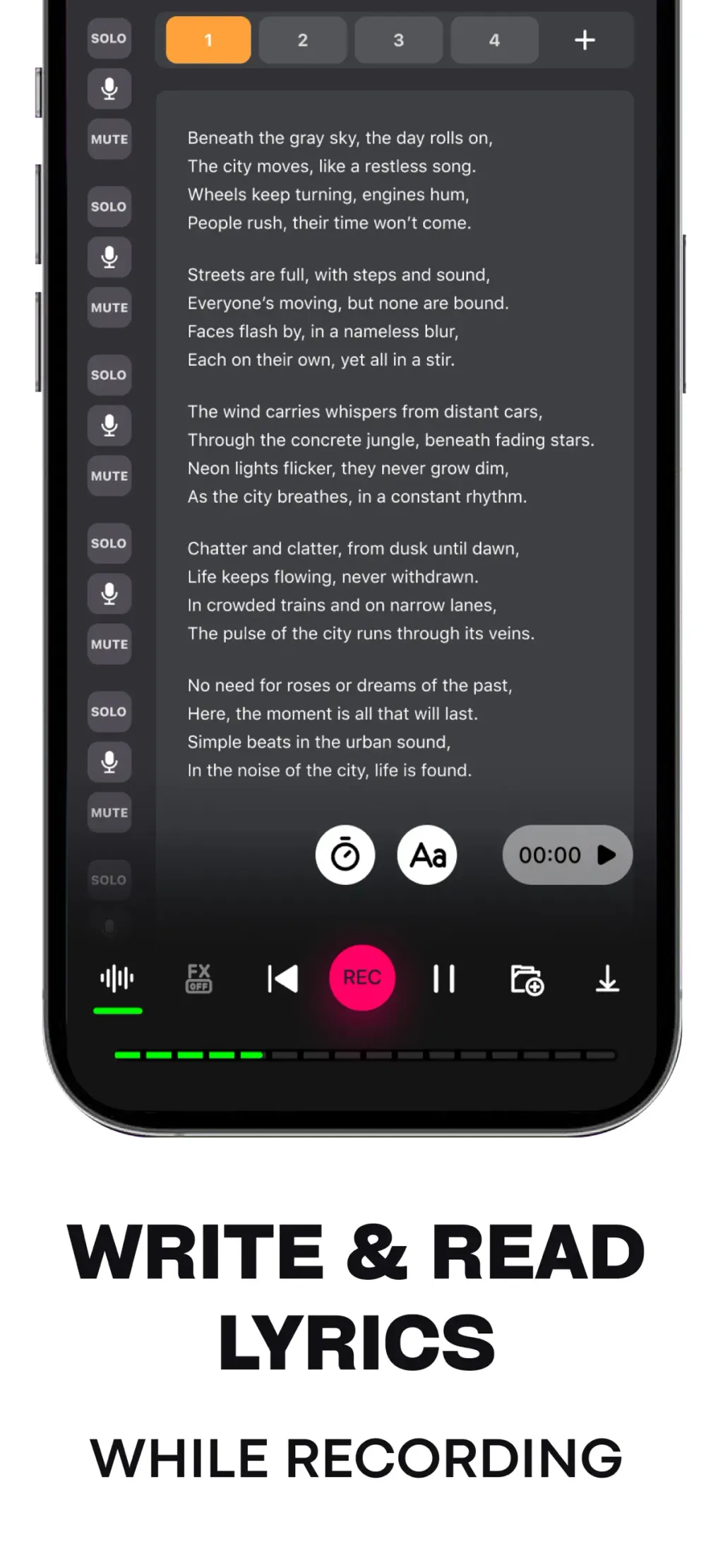 Microphone Live-Voice Recorder screenshot 2
