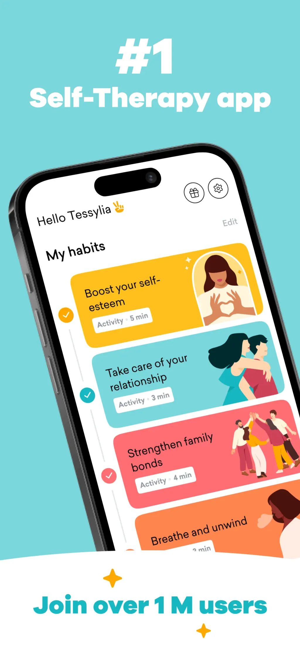 MindDay: Mental Health, Stress screenshot 2