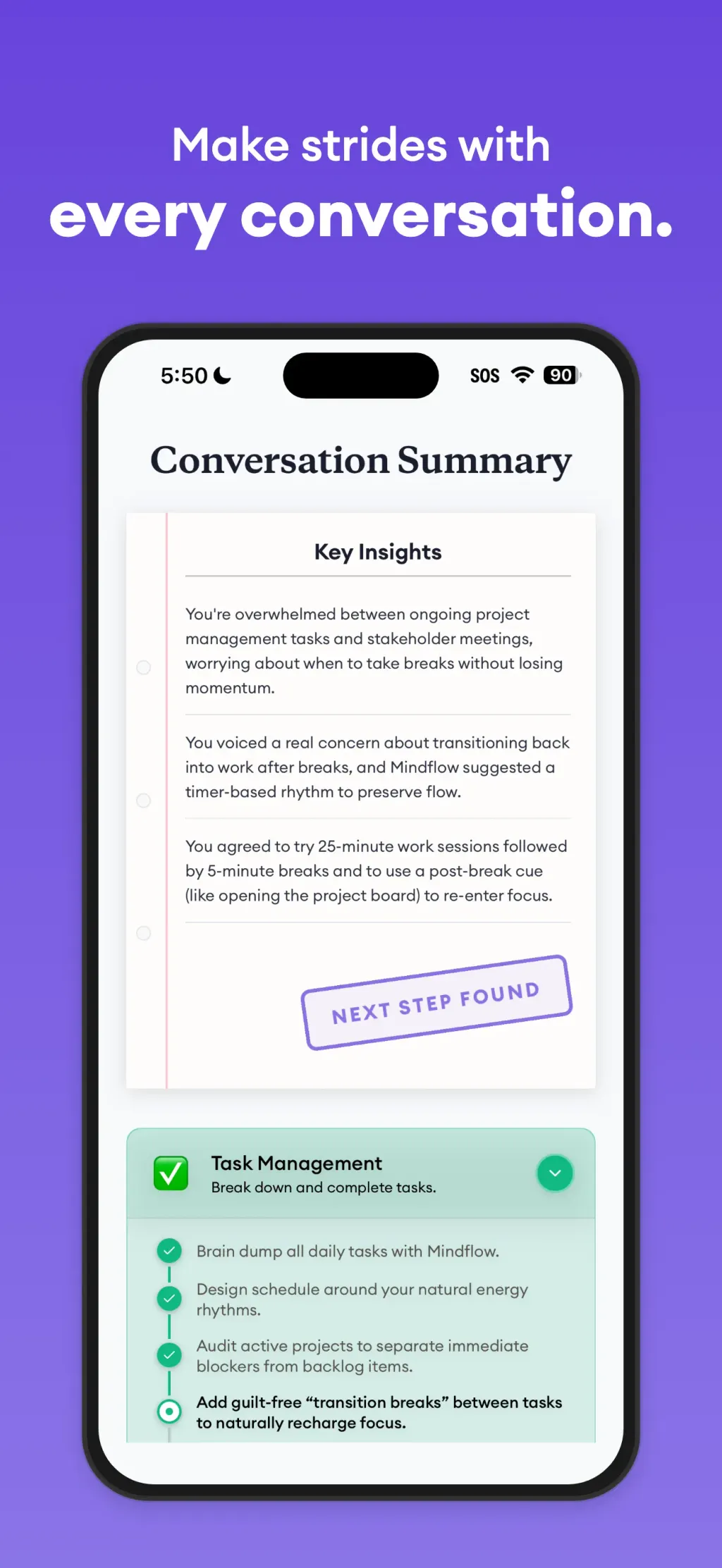 Mindflow AI: Overcome ADHD App Store screenshot 4