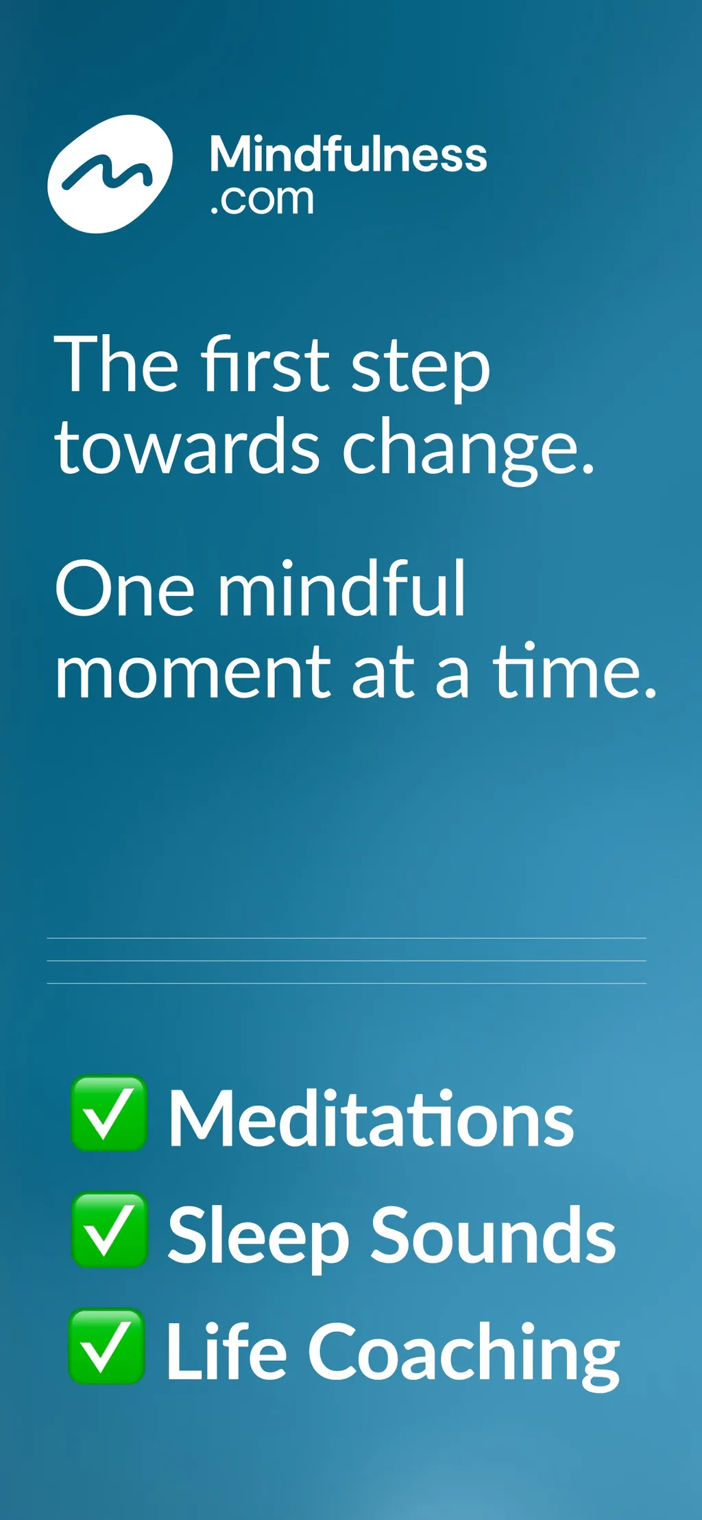 Mindfulness.com Meditation App App Store screenshot 1