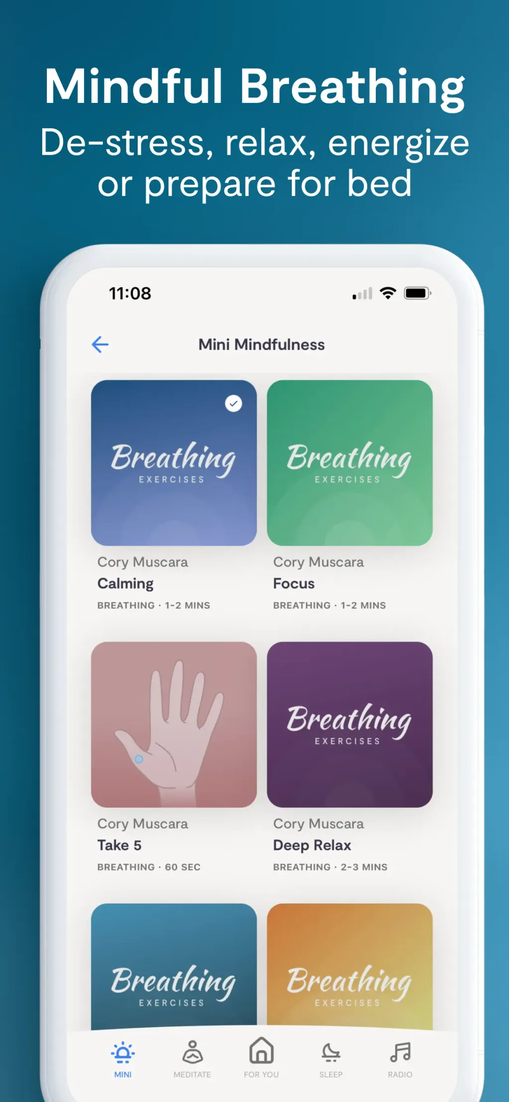 Mindfulness.com Meditation App App Store screenshot 5