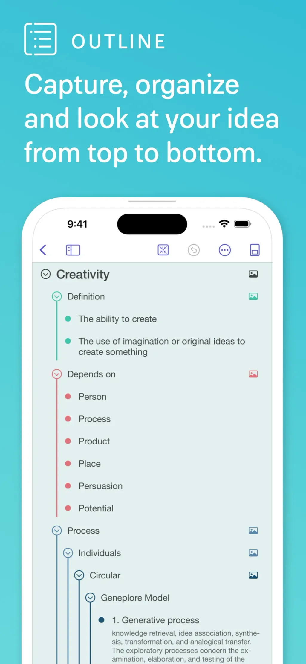 MindNode - Mind Map & Outline App Store screenshot 5