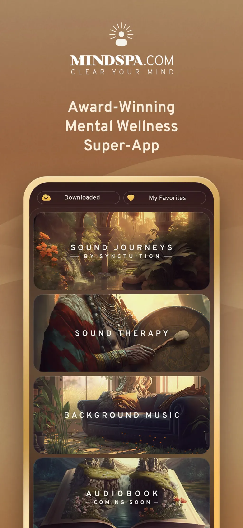 MindSpa.com Sound Therapy App Store screenshot 1