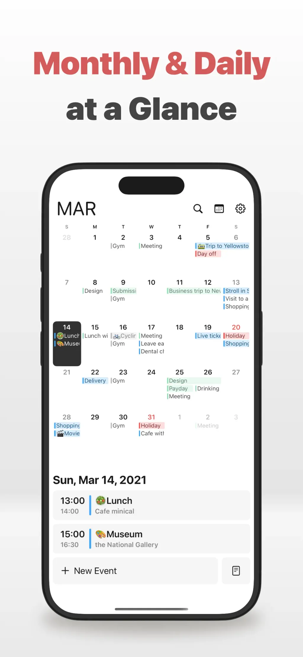 minical - Planner & Calendar screenshot 1