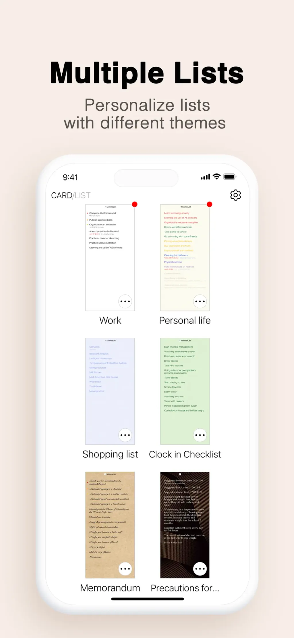 To Do List MinimaList & Widget App Store screenshot 3