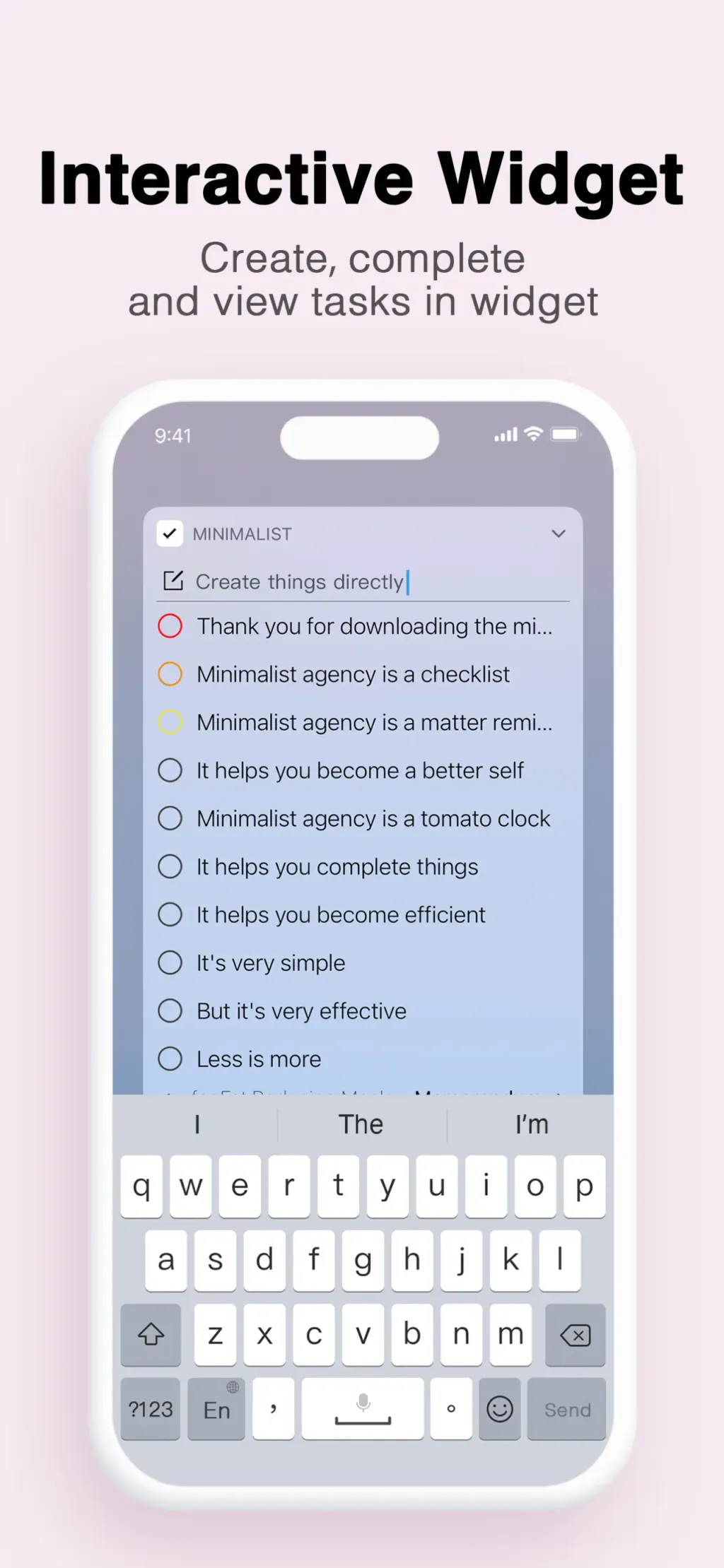 To Do List MinimaList & Widget App Store screenshot 9