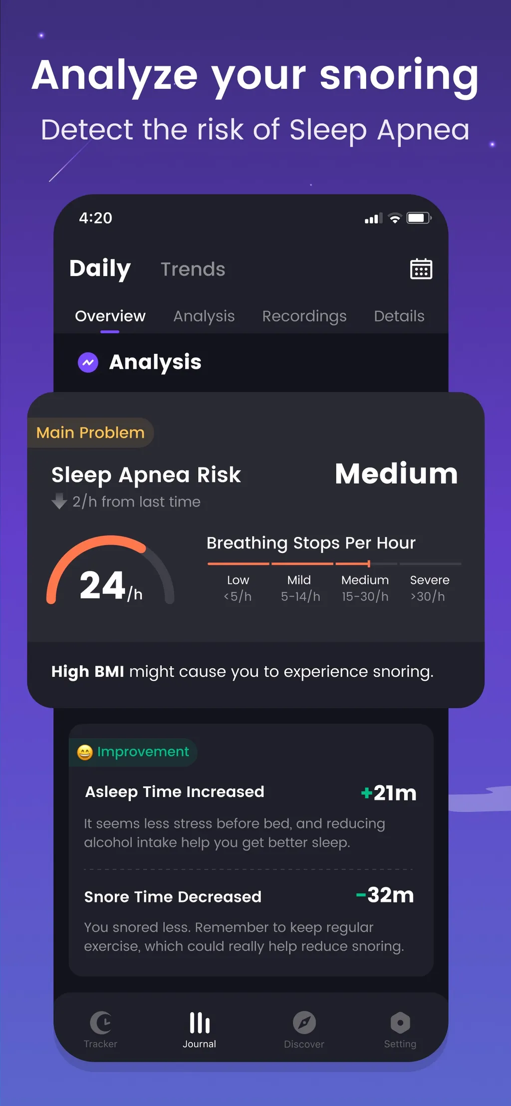 Mintal Tracker:Sleep Recorder App Store screenshot 3