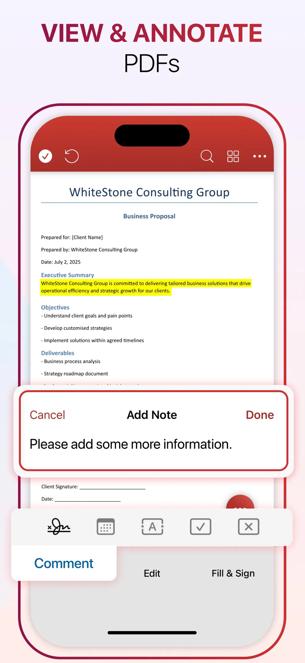 MobiPDF・PDF Text Editor・Reader App Store screenshot 3
