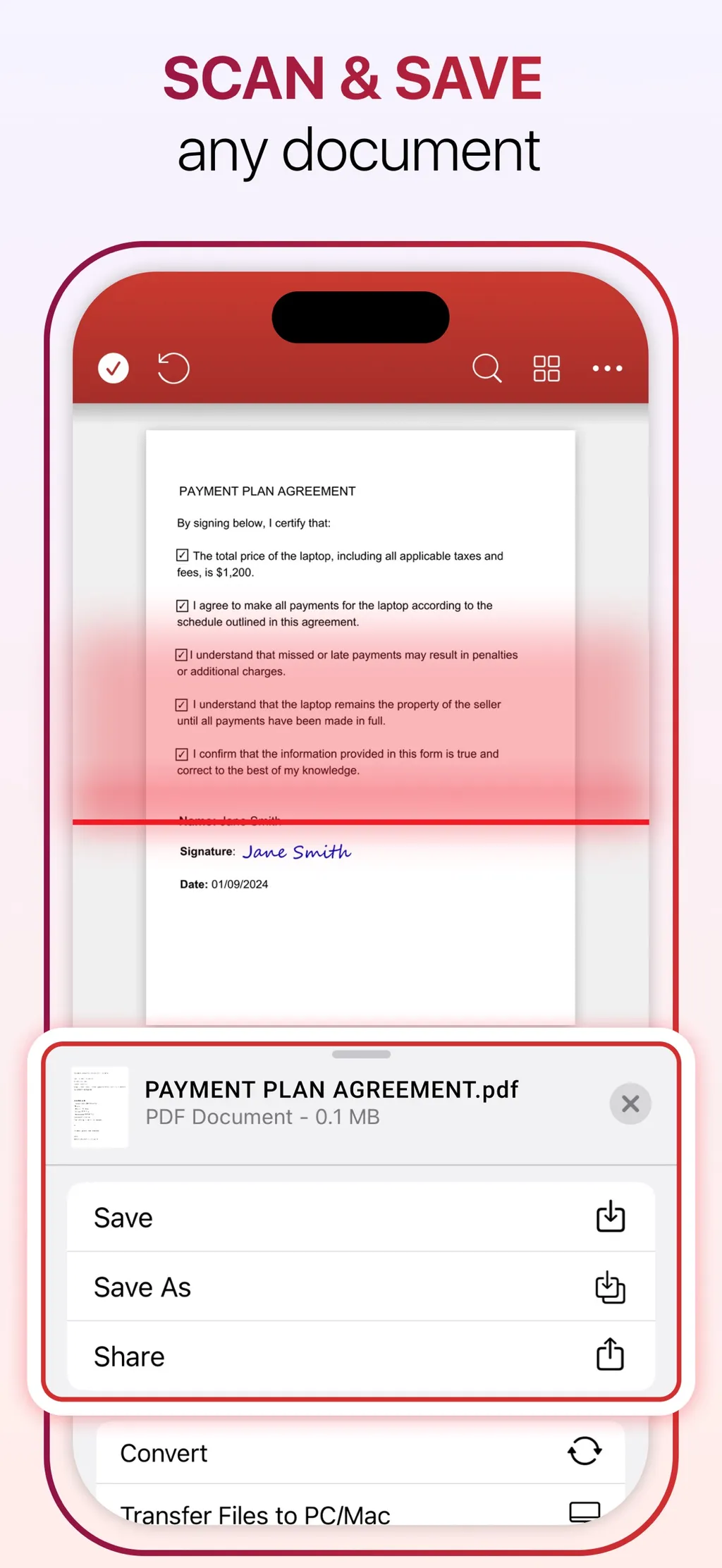 MobiPDF・PDF Text Editor・Reader App Store screenshot 6