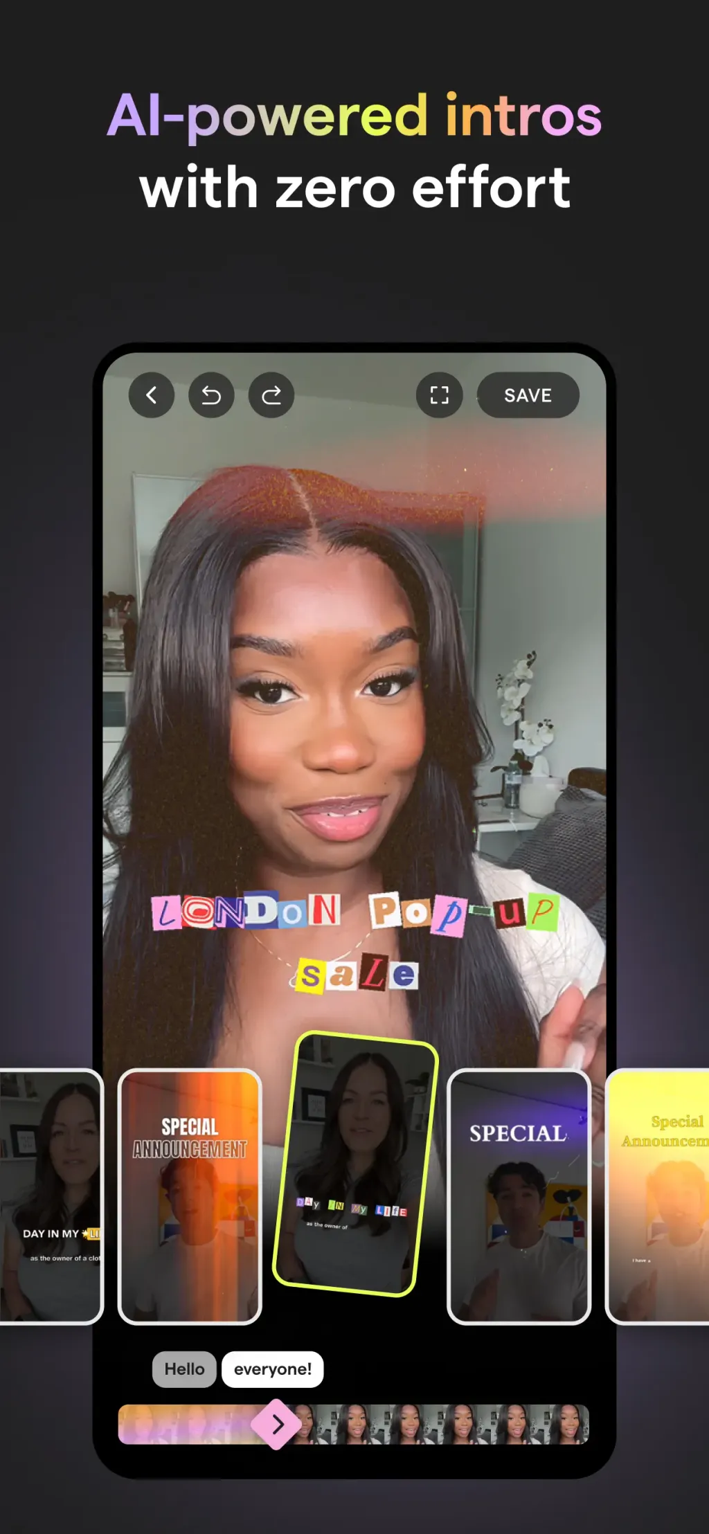 Mojo: AI Video & Reels Editor screenshot 3
