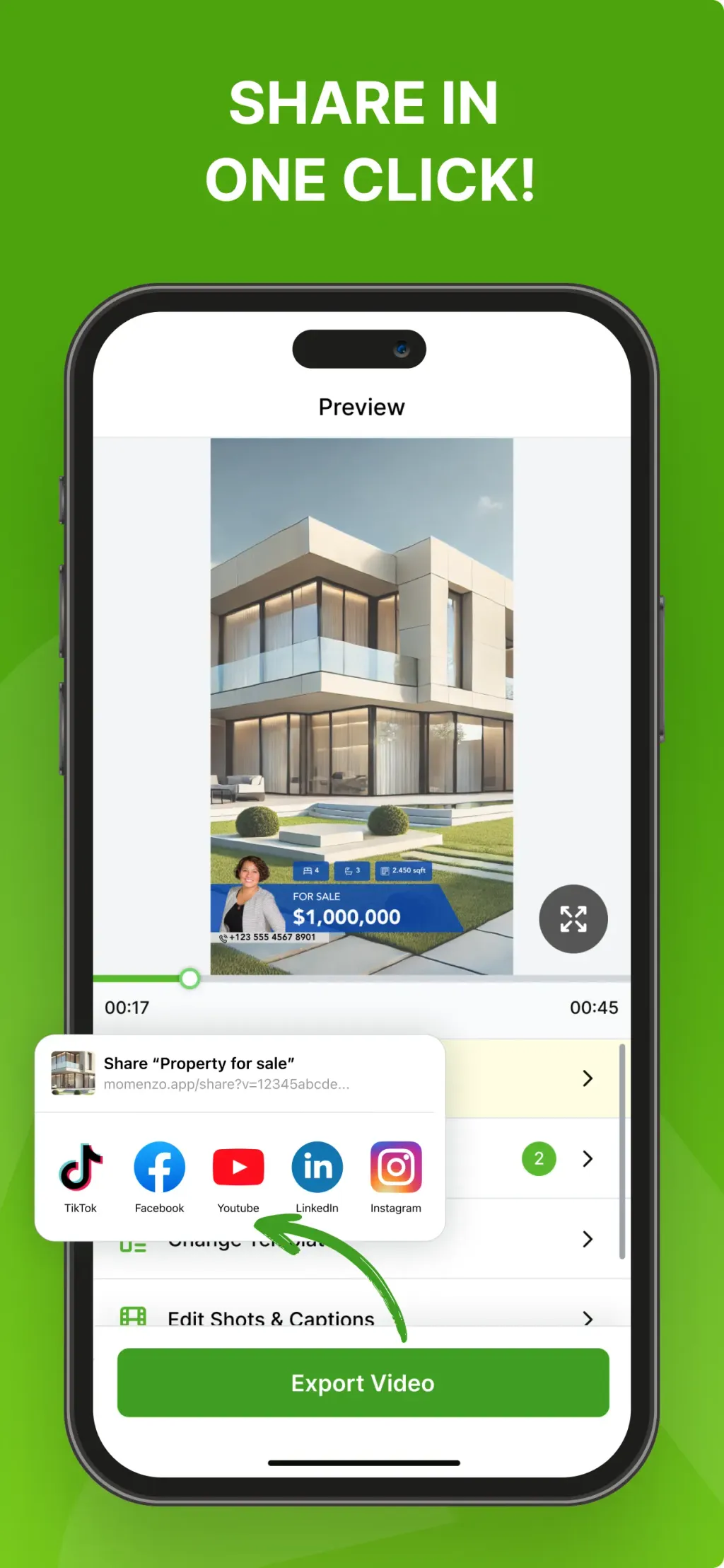 Momenzo: Real Estate Videos App Store screenshot 5