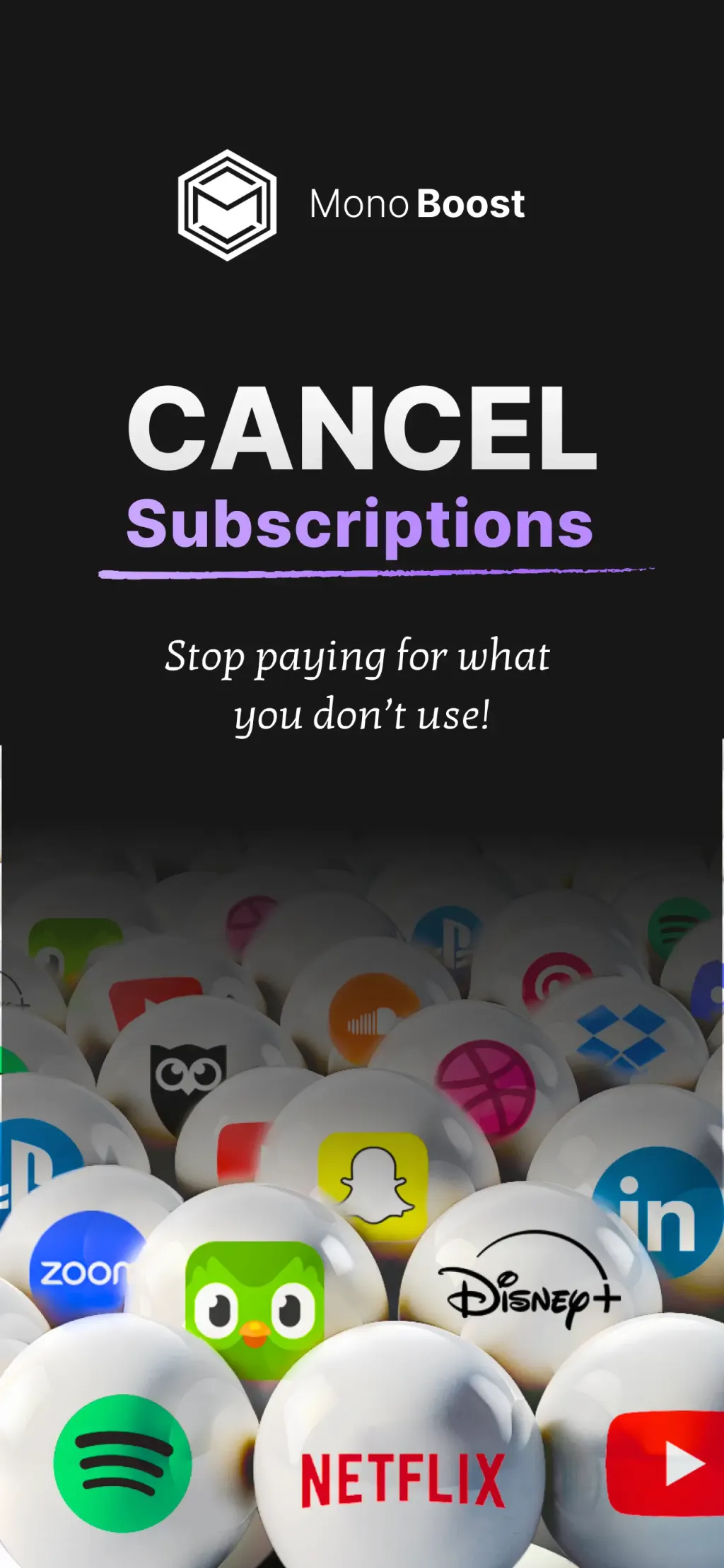 MonoBoost Cancel Subscriptions screenshot 1
