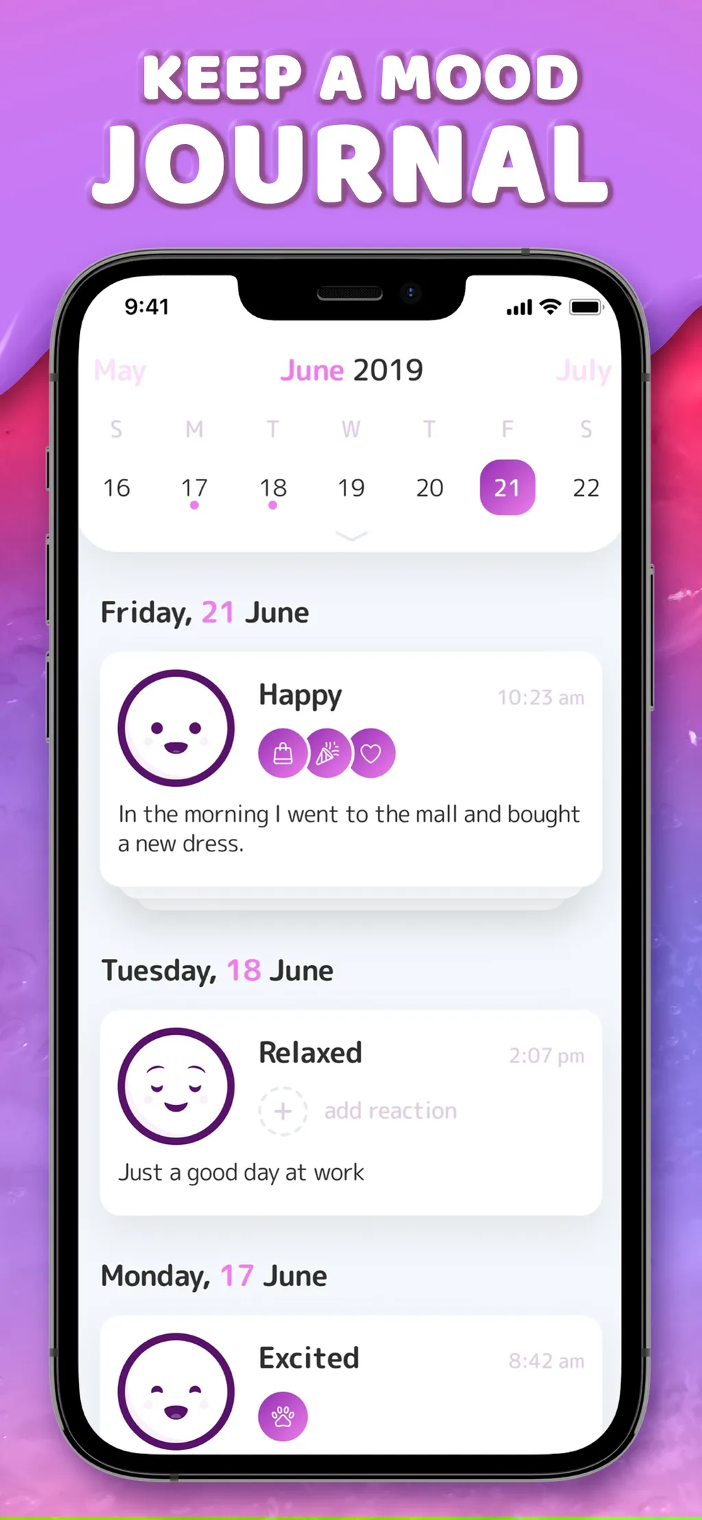 Mood Balance:Self Care Tracker App Store screenshot 6