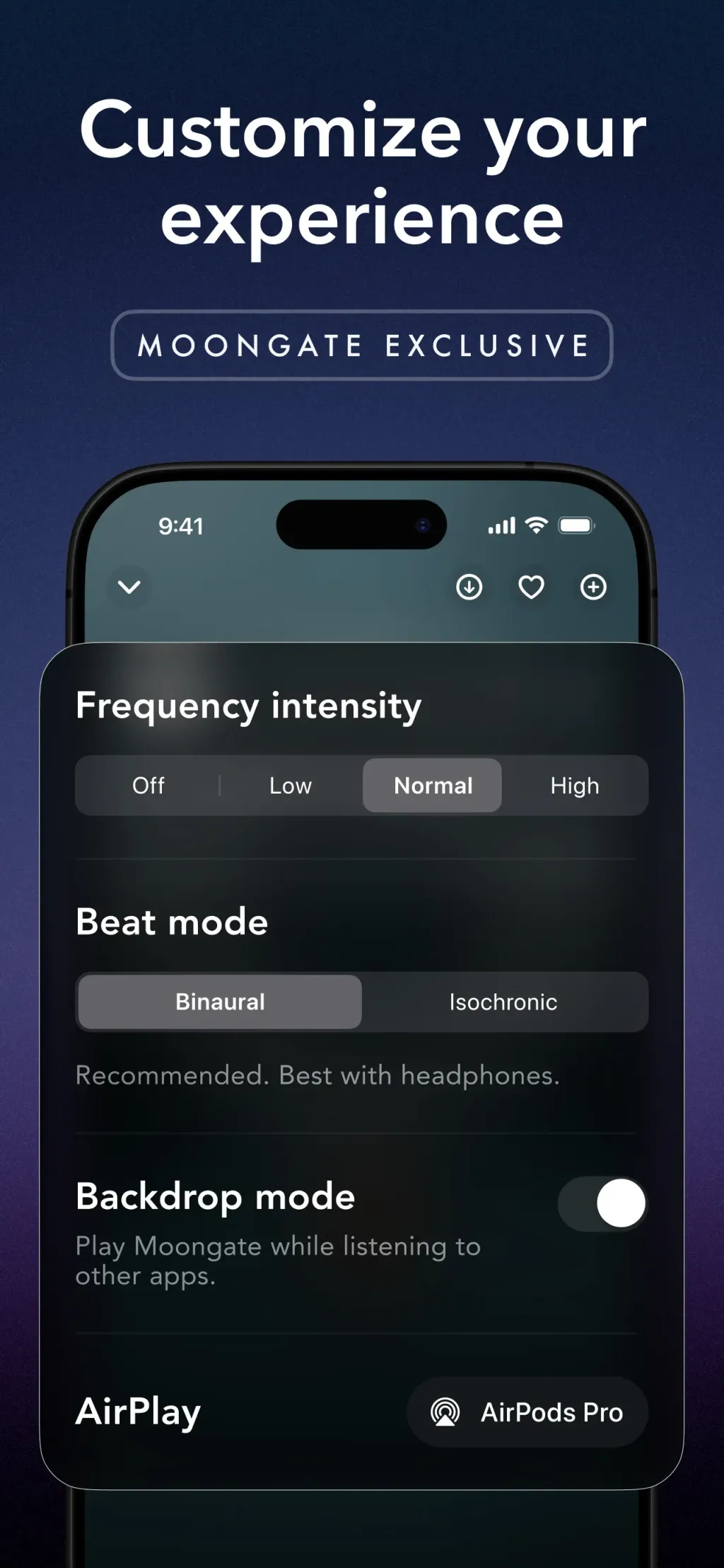 Moongate: Binaural Beats App Store screenshot 6
