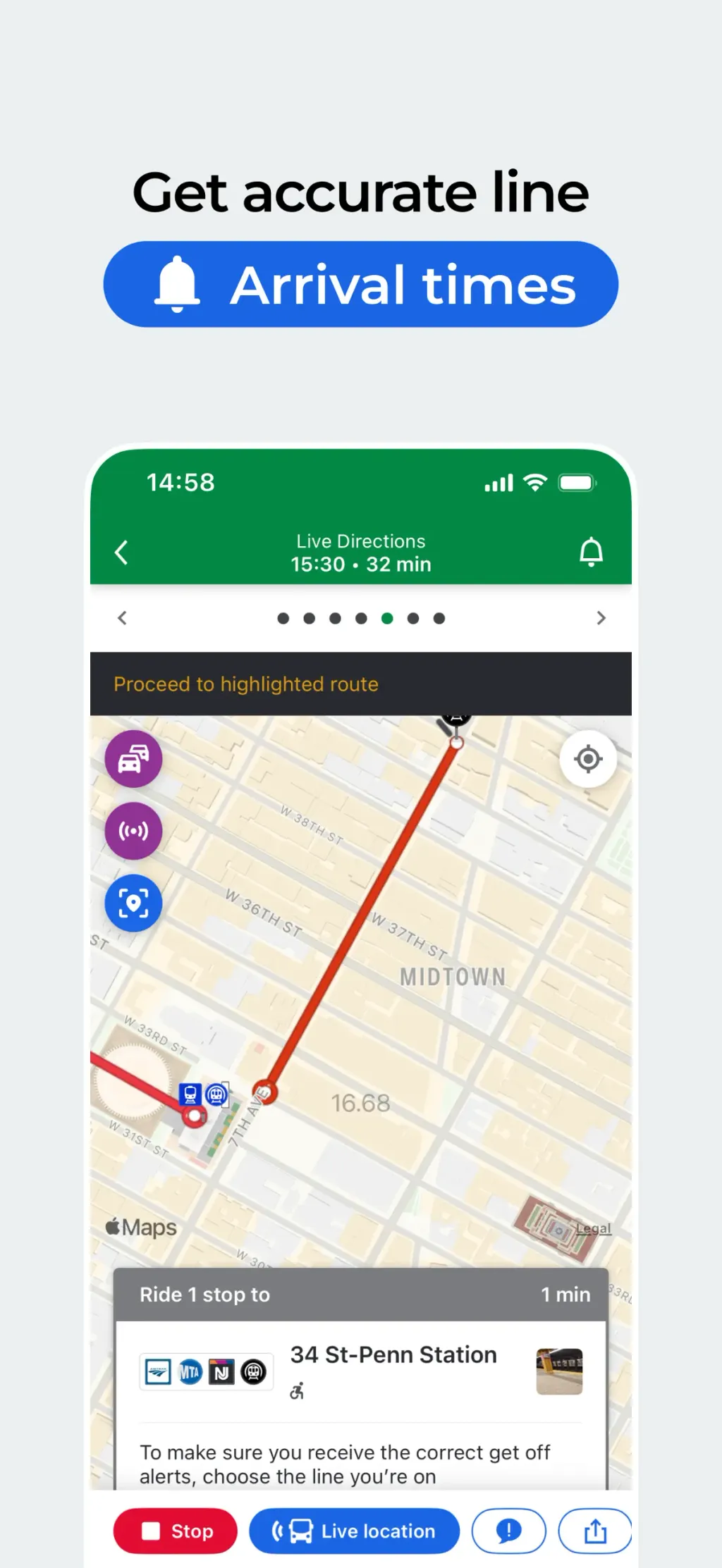 Moovit: All Transit Options screenshot 2