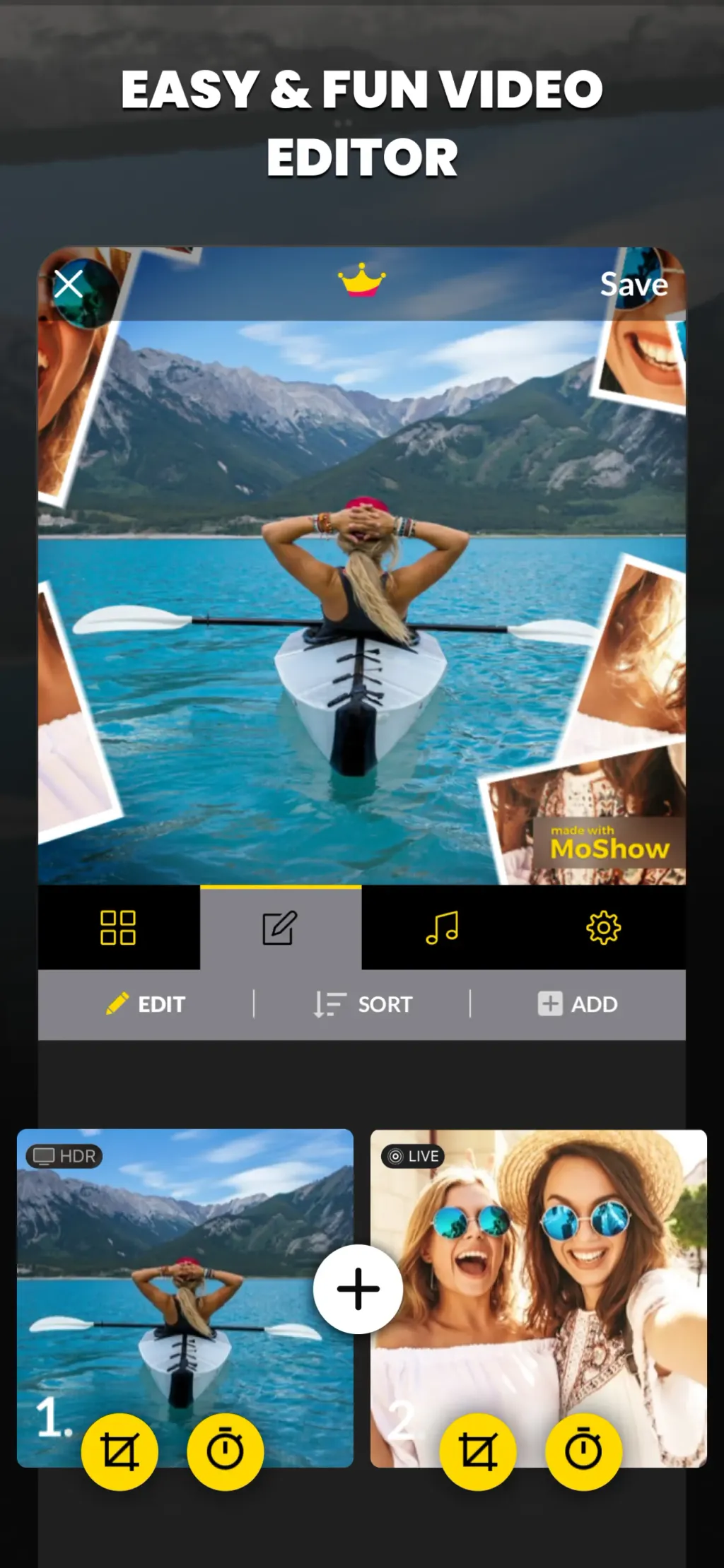 MoShow Slideshow Maker Video App Store screenshot 3