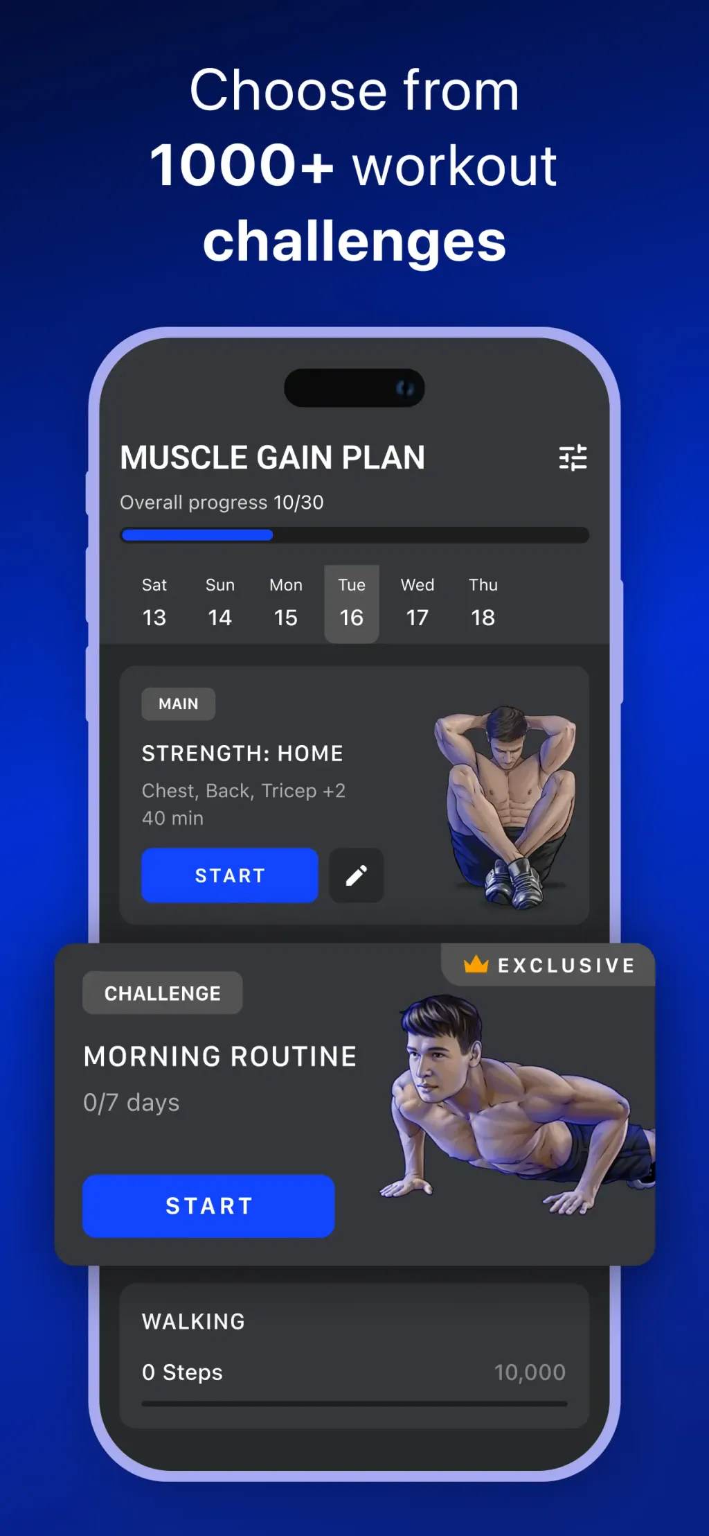 Muscle Booster Workout Tracker App Store screenshot 4