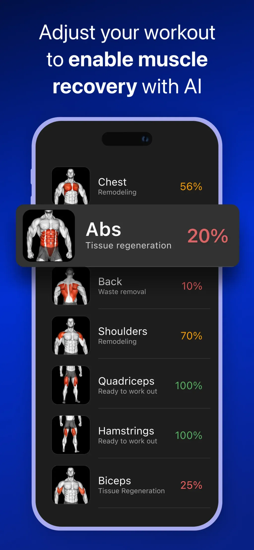 Muscle Booster Workout Tracker App Store screenshot 5