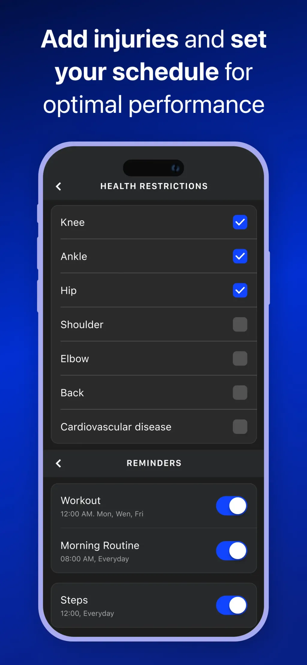 Muscle Booster Workout Tracker App Store screenshot 6