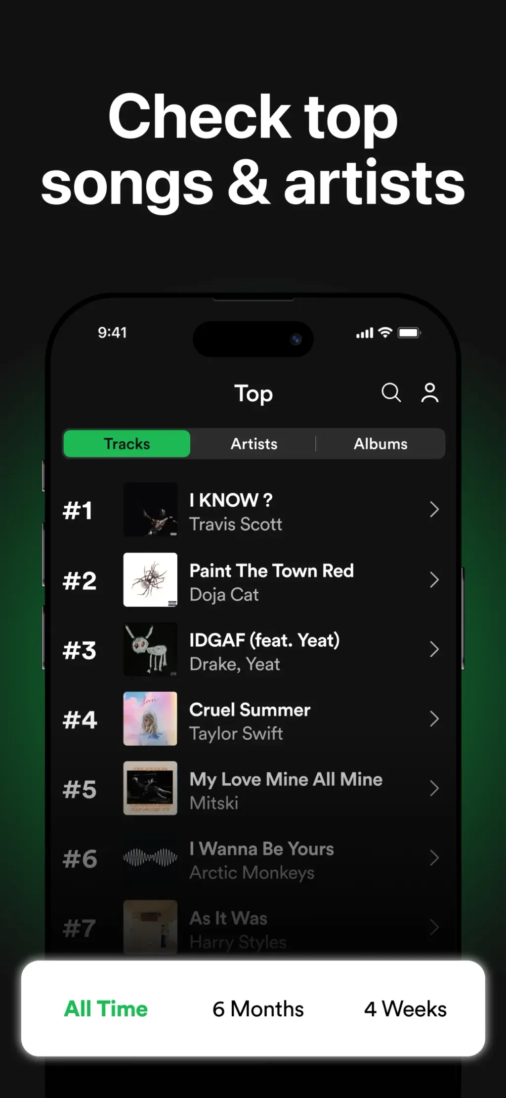must.fm for Spotify Stats screenshot 2