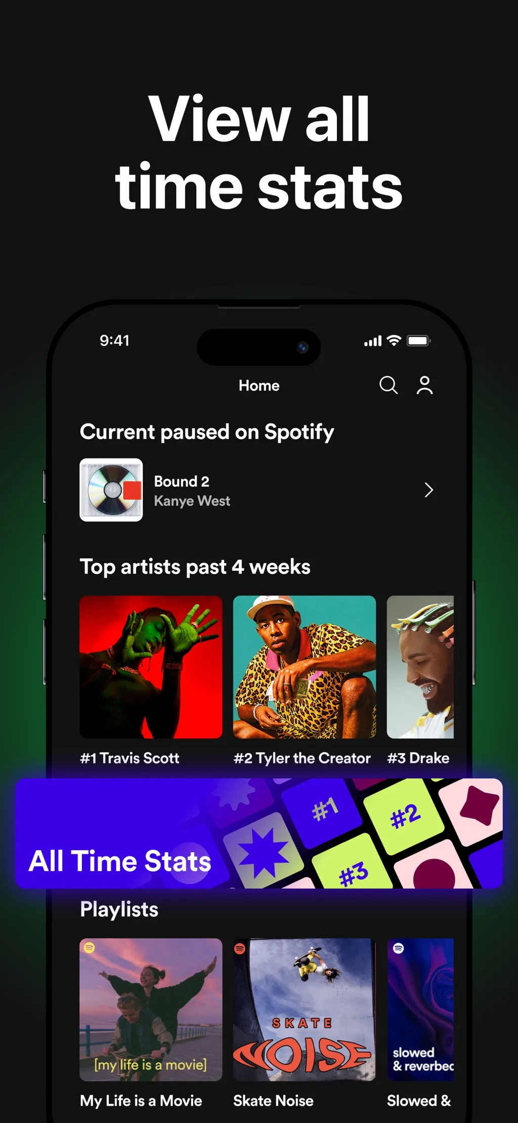 must.fm for Spotify Stats App Store screenshot 4