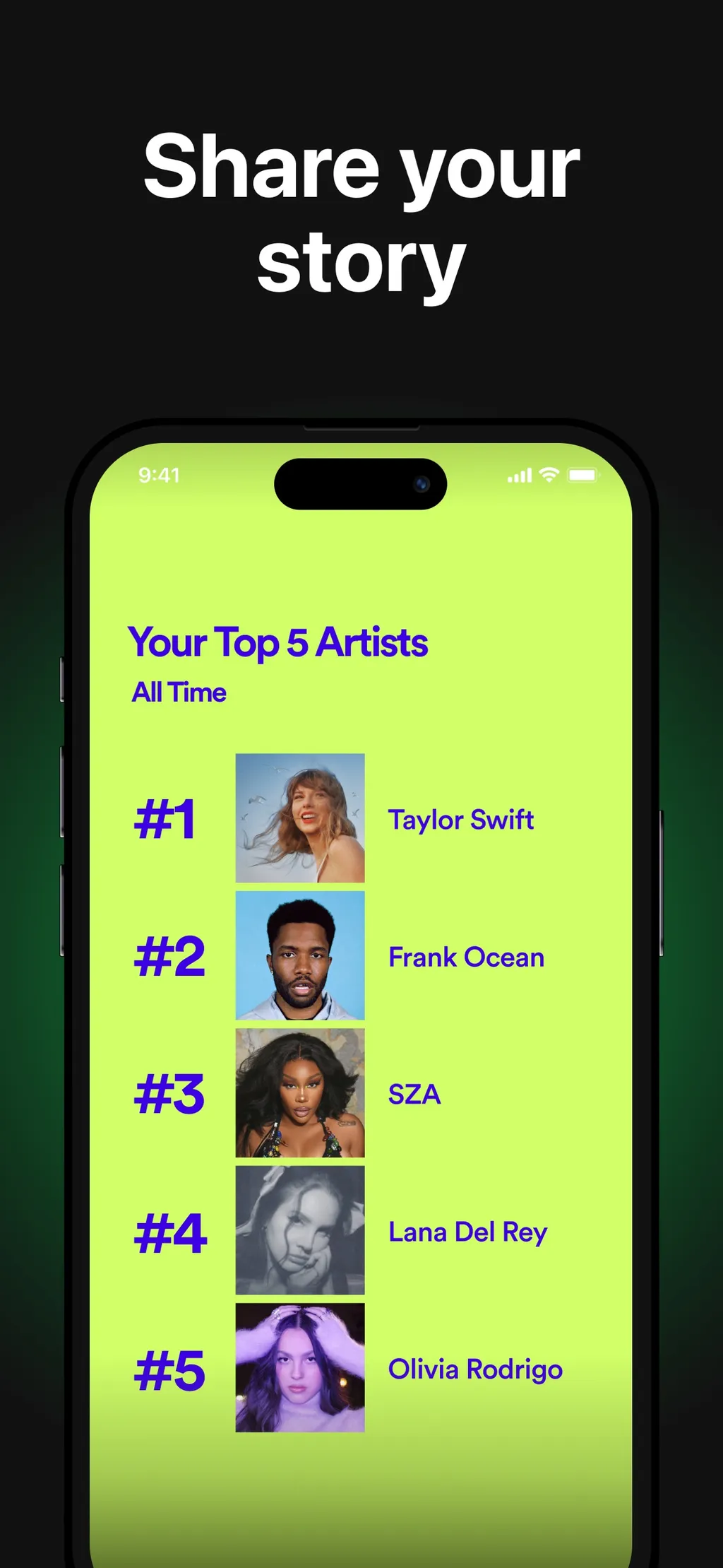 must.fm for Spotify Stats App Store screenshot 5