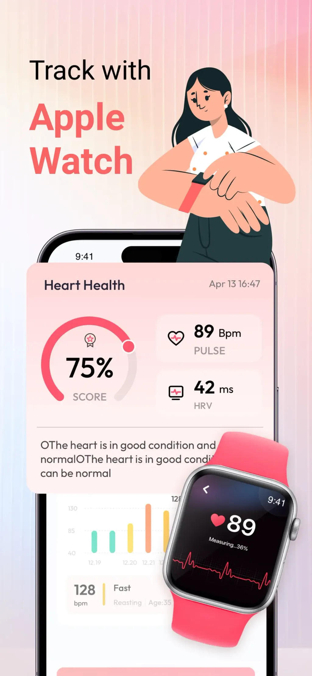 My Pulse: Heart Rate Monitor screenshot 1