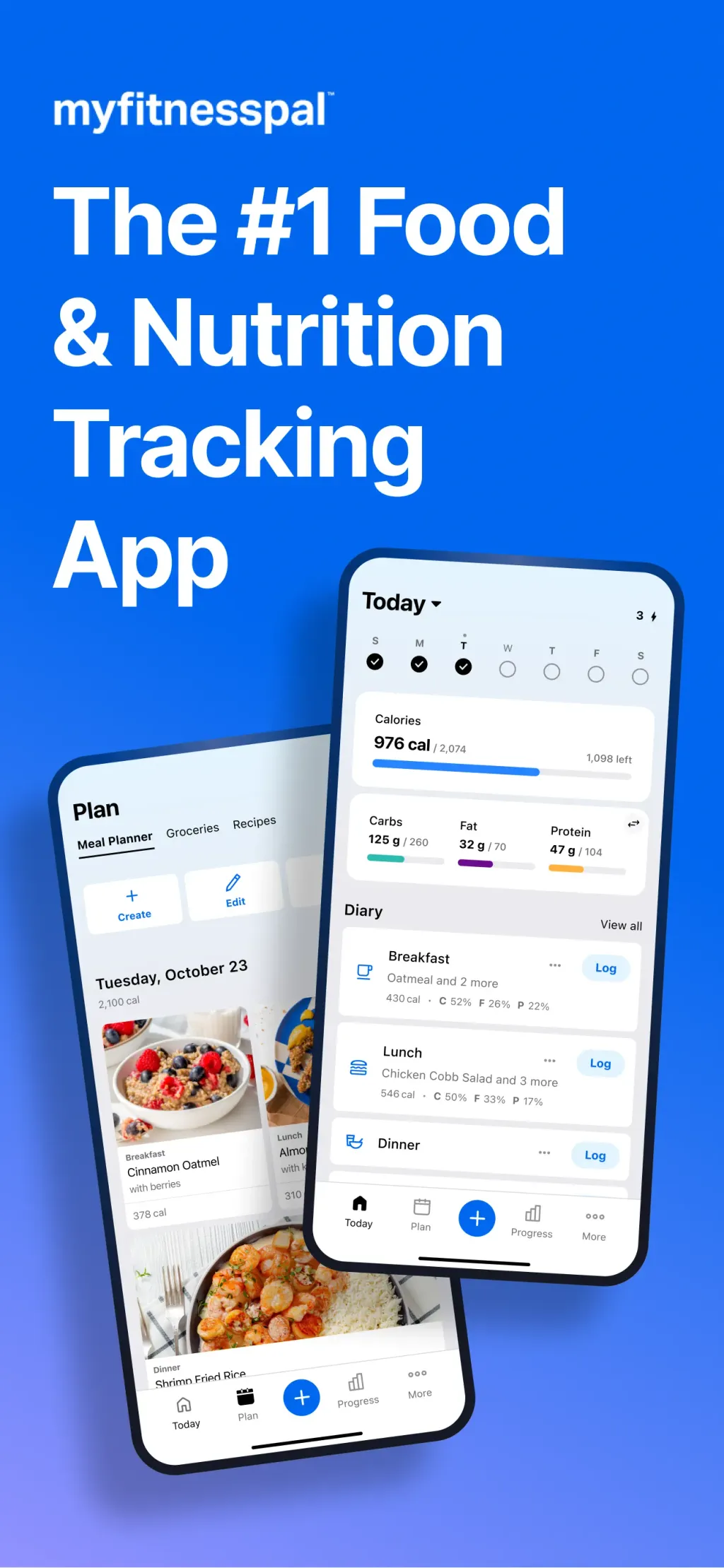 MyFitnessPal: Calorie Counter screenshot 1