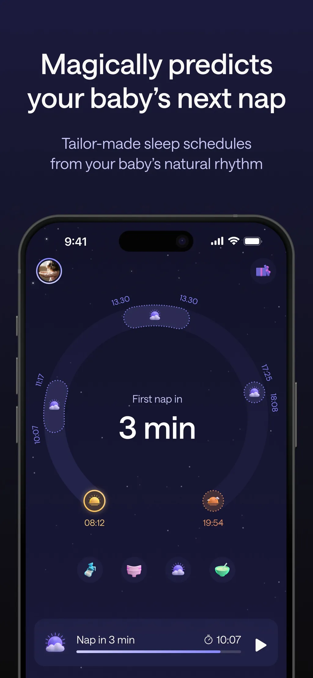 Napper: Baby Sleep Tracker App Store screenshot 1