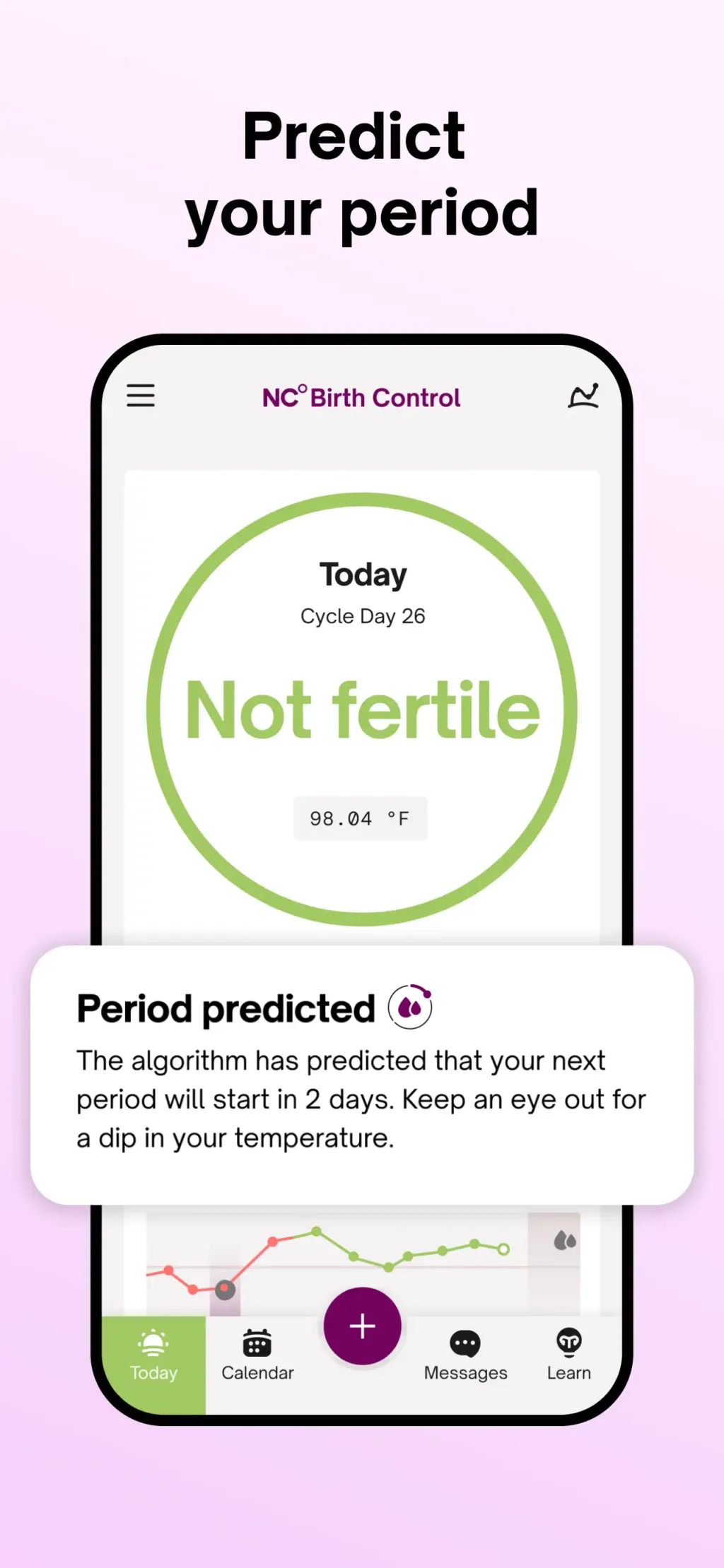 Natural Cycles Fertility App screenshot 1