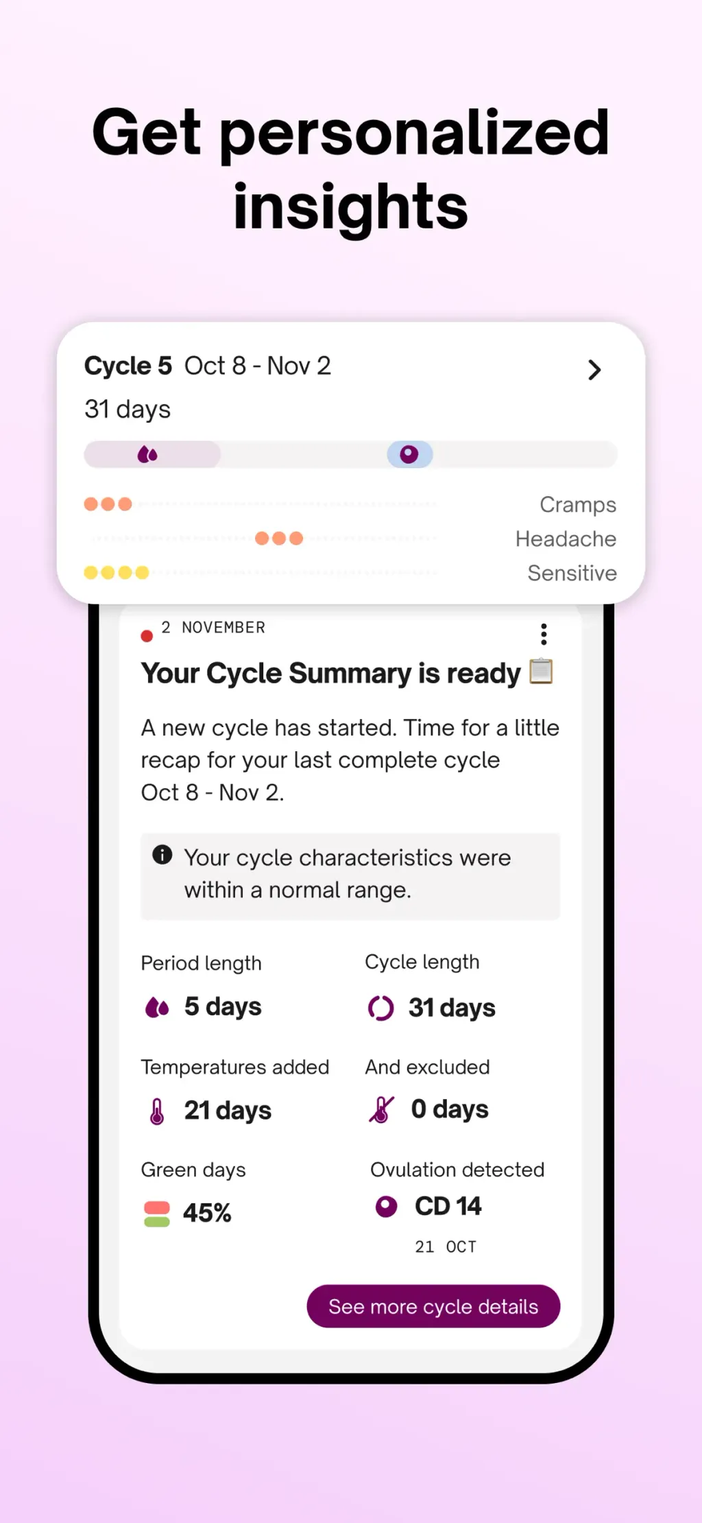 Natural Cycles Fertility App App Store screenshot 6
