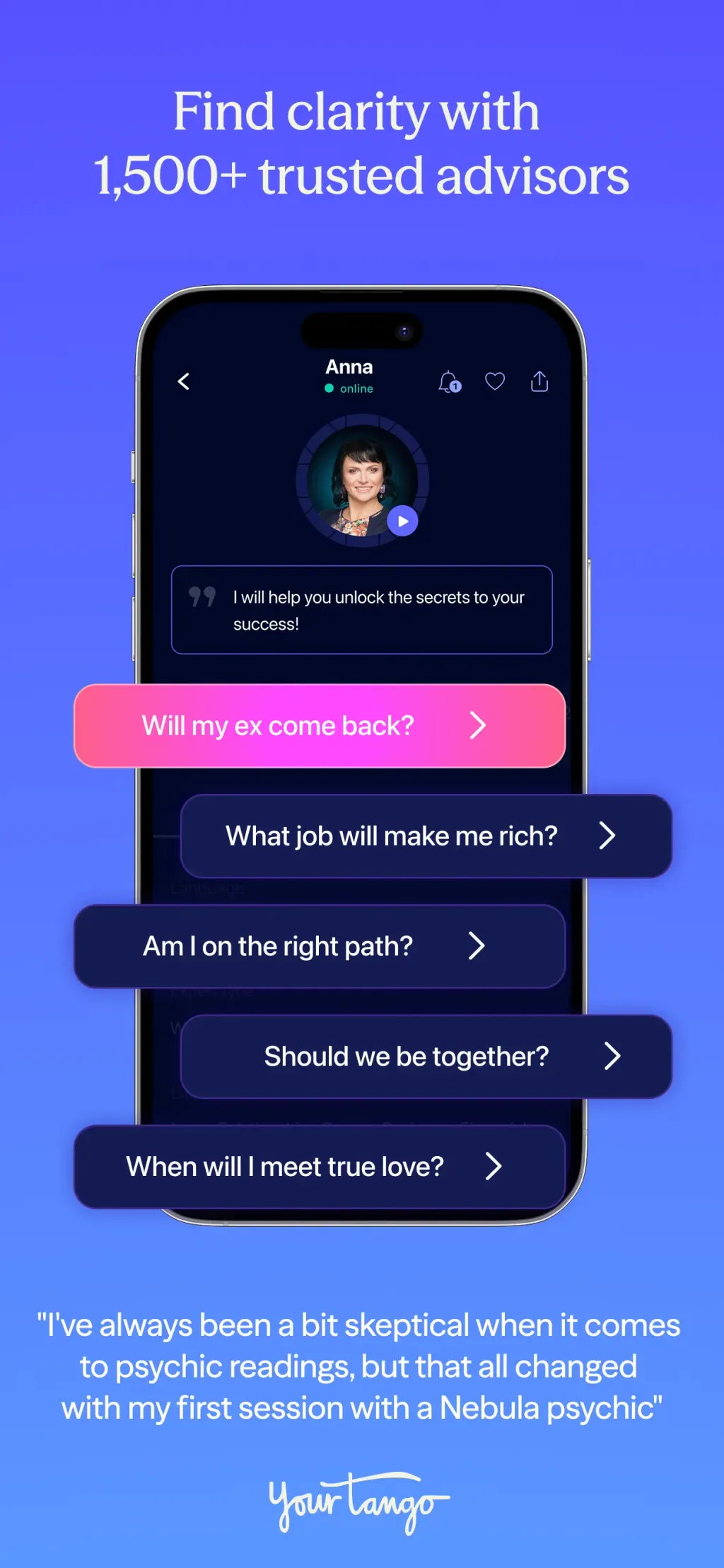 Nebula: Spiritual Guidance App Store screenshot 4
