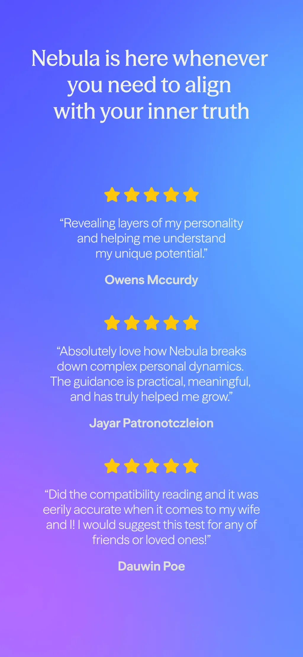 Nebula: Spiritual Guidance App Store screenshot 8