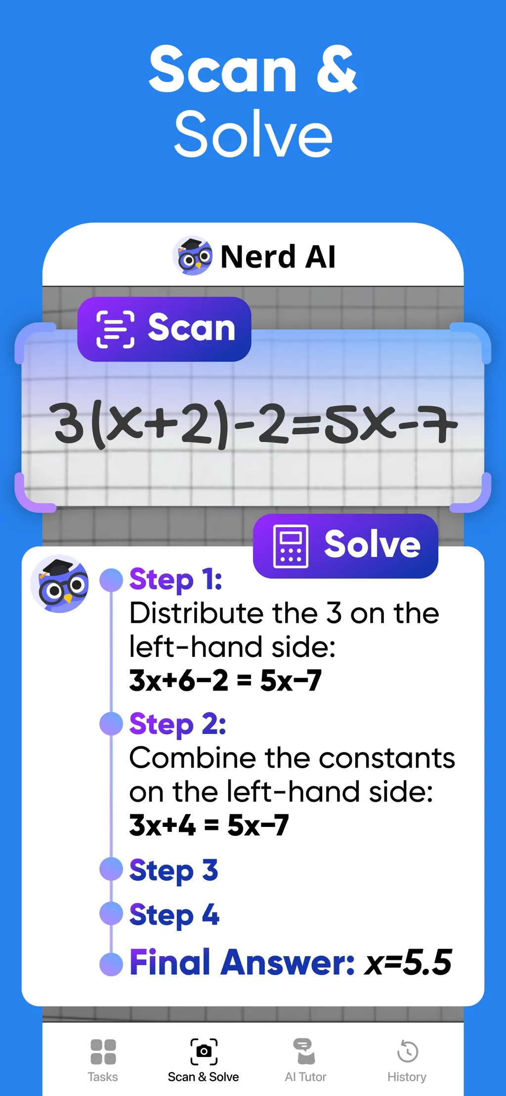 Nerd AI - Math Problem Solver App Store screenshot 2