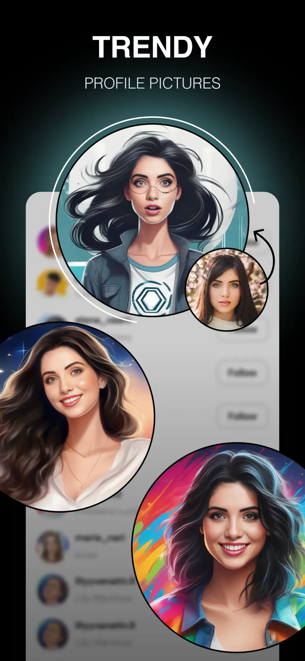 New Profile Pic Avatar Maker App Store screenshot 3