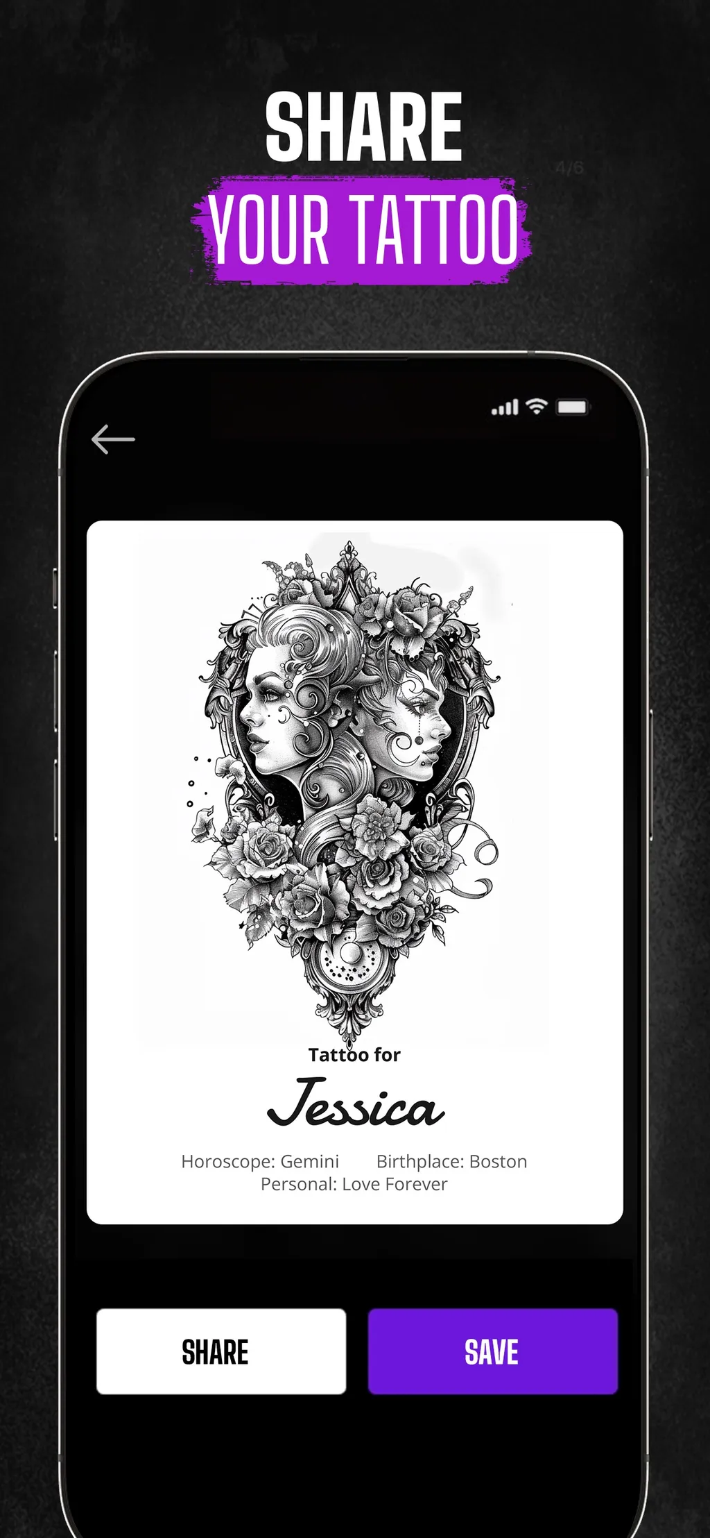 Next Ink: AI Tattoo Design App Store screenshot 5