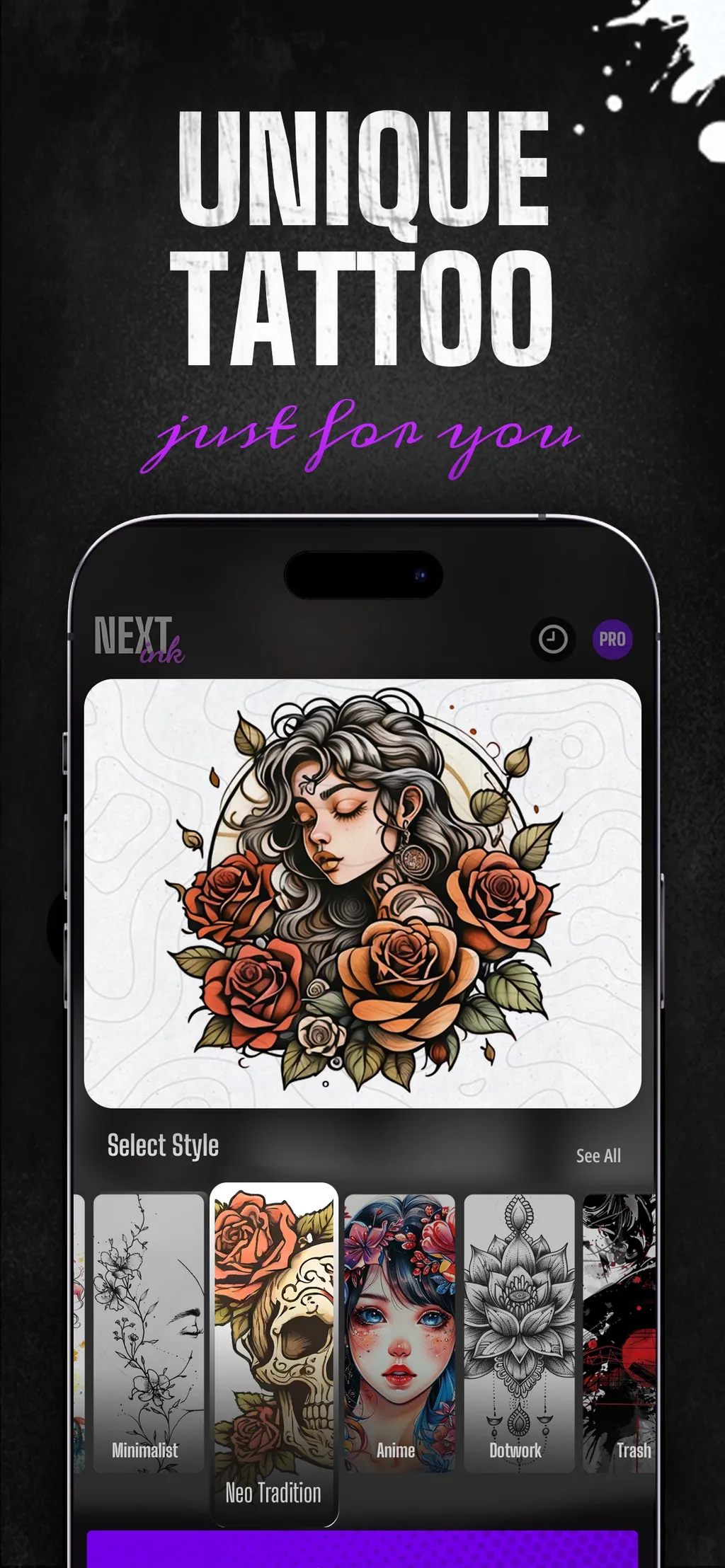 Next Ink: AI Tattoo Design App Store screenshot 6
