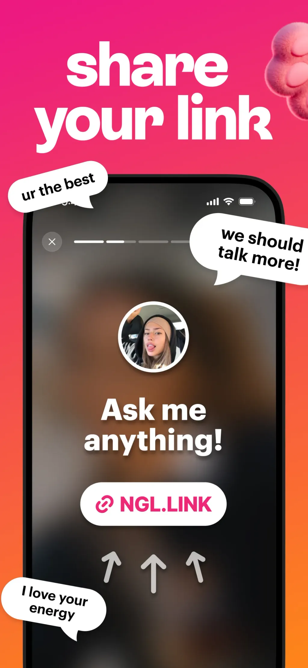NGL: ask me anything App Store screenshot 2