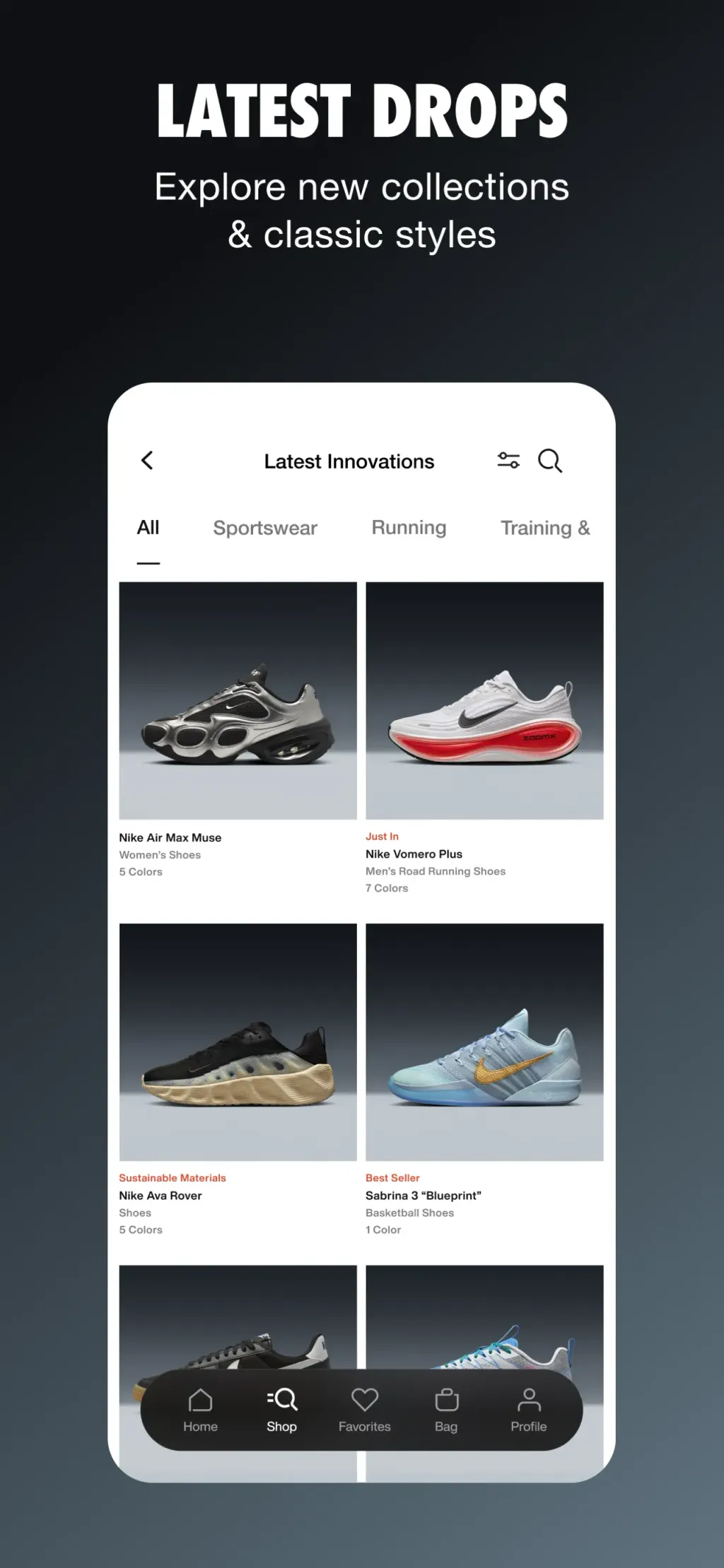 Nike: Shoes, Apparel, Stories App Store screenshot 4