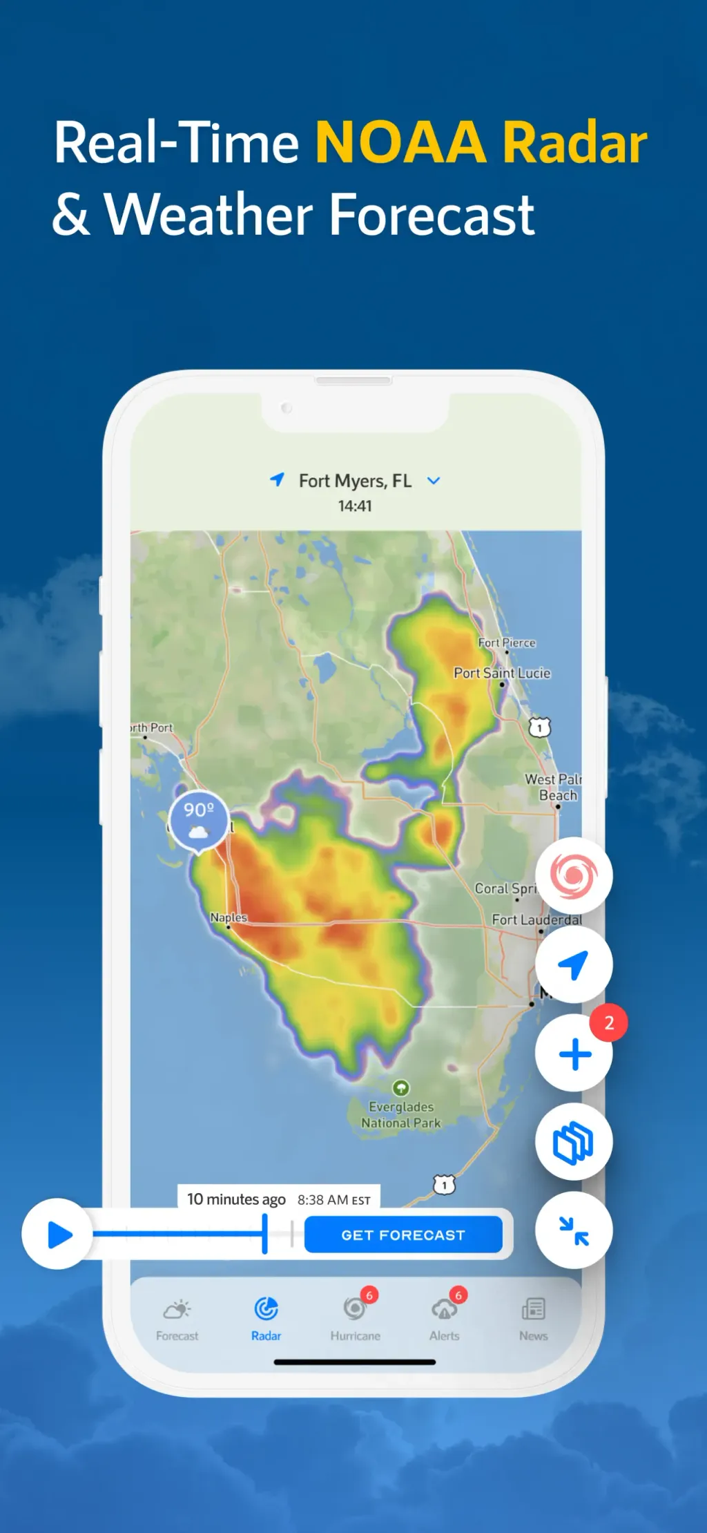 NOAA Live Weather Radar App Store screenshot 1